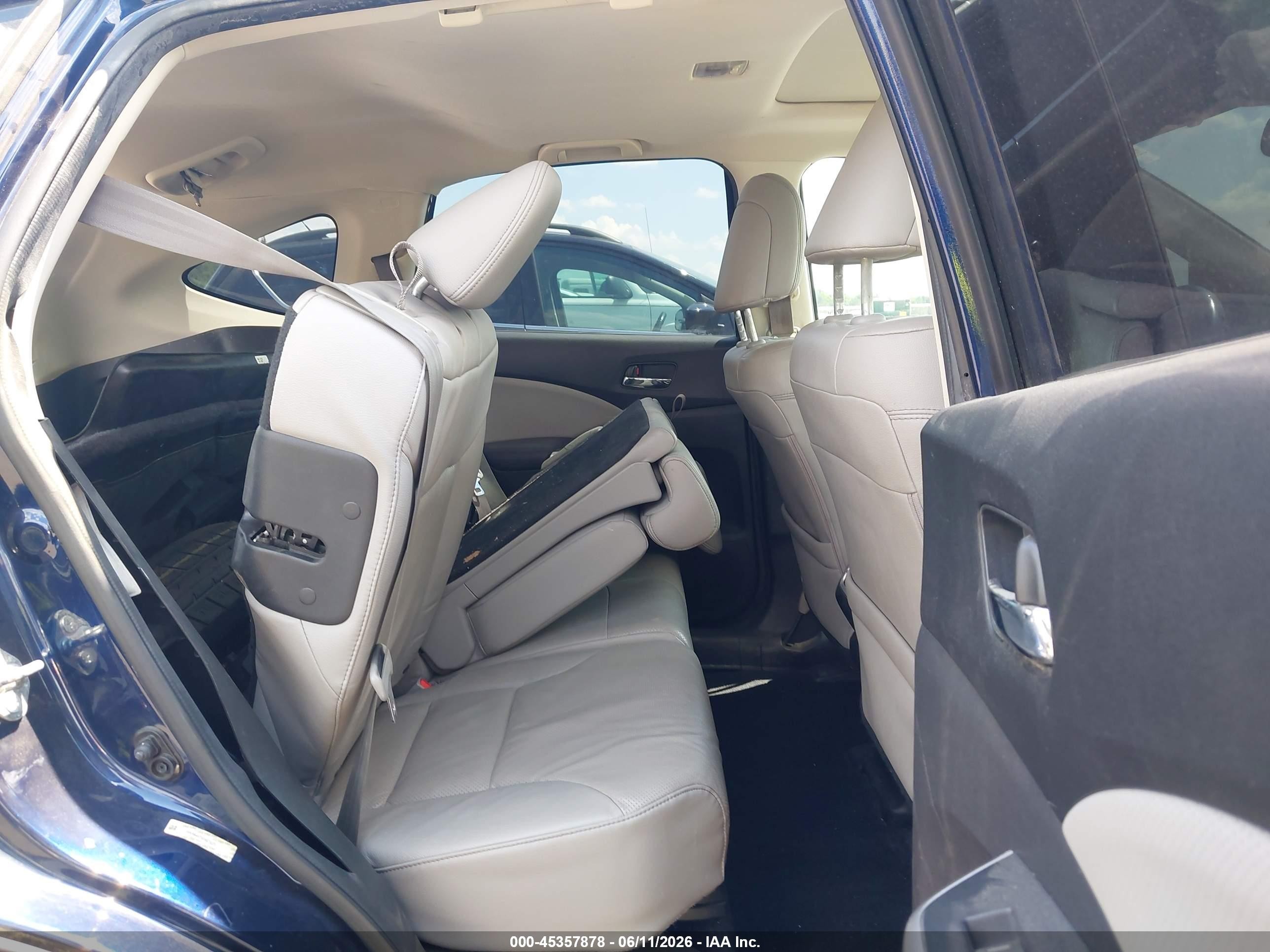 2015 Honda Cr-v Ex-l Синий vin: 2HKRM4H79FH675071