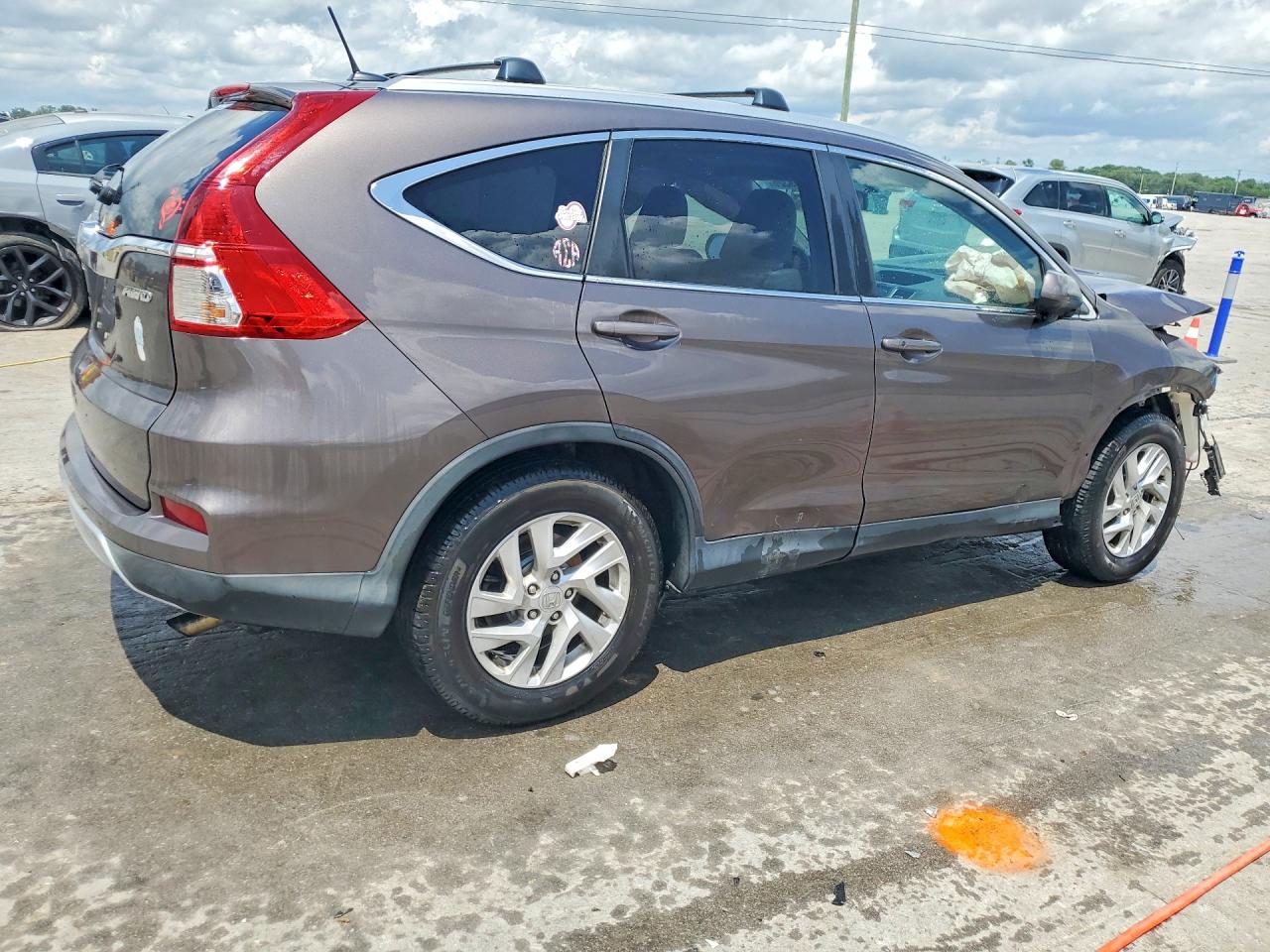 2015 Honda Cr-v Exl Gray vin: 2HKRM4H79FH676883