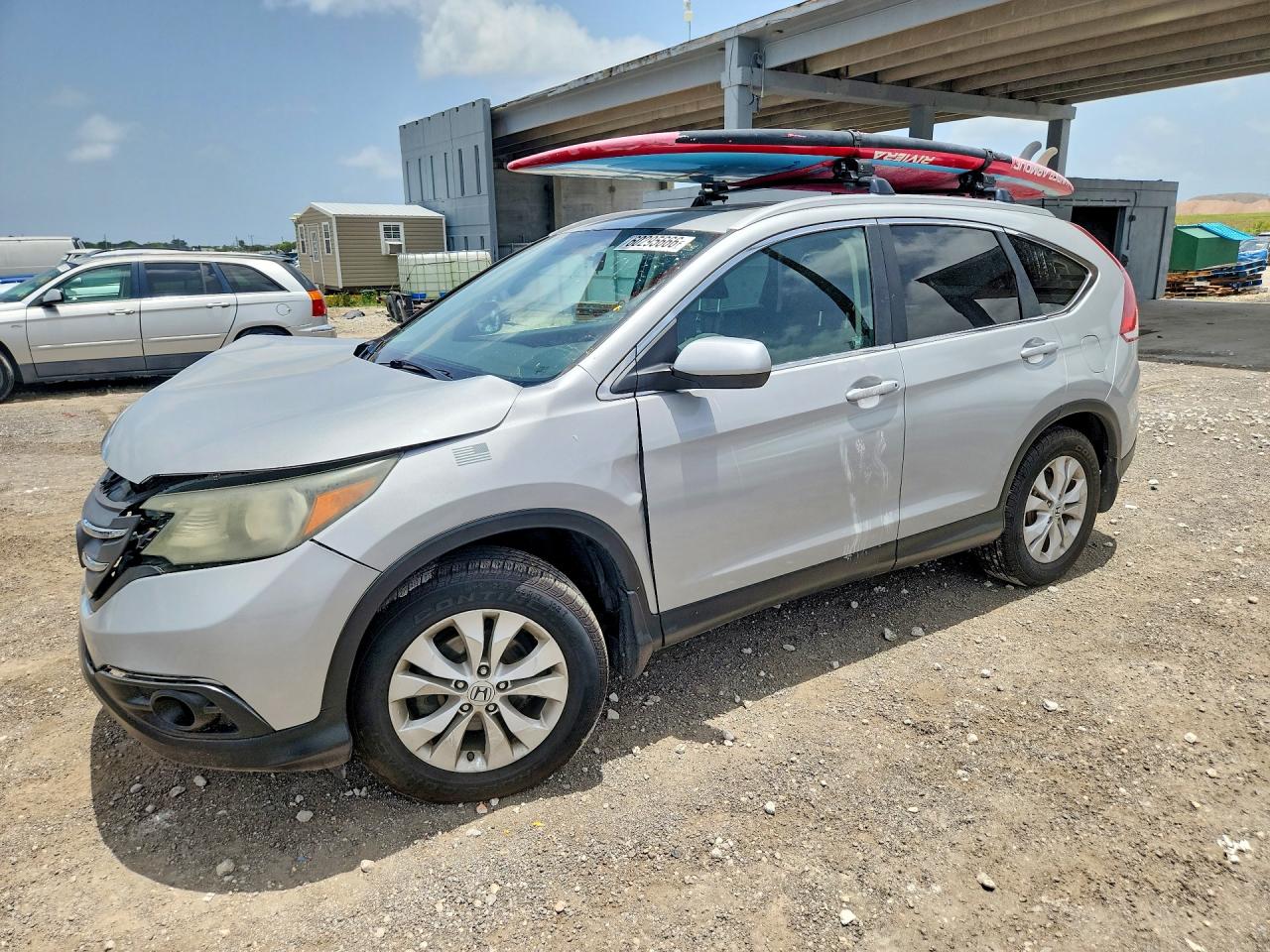 2012 Honda Cr-v Exl Silver vin: 2HKRM4H7XCH109707