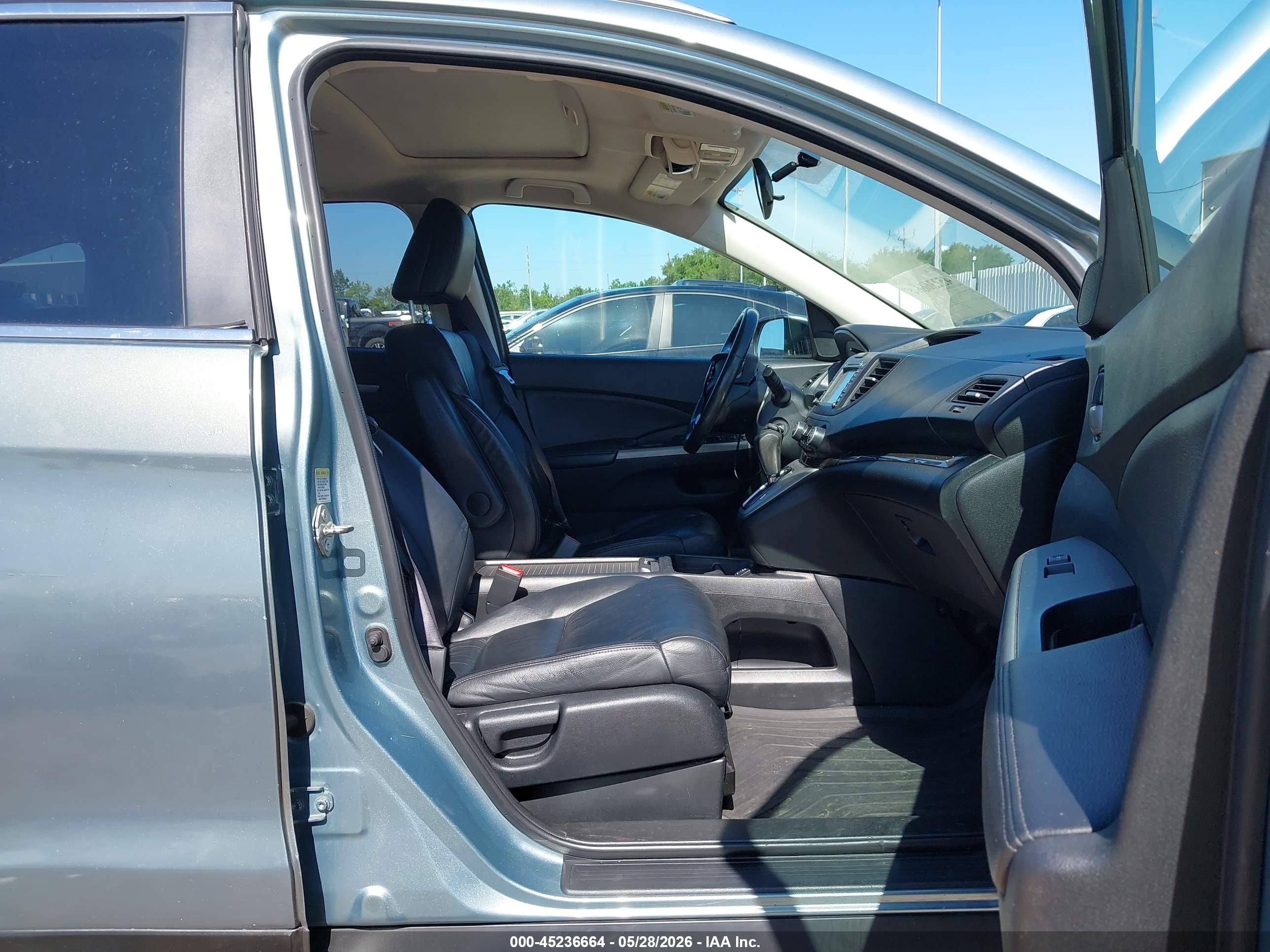 2012 Honda Cr-v Ex-l Green vin: 2HKRM4H7XCH601170
