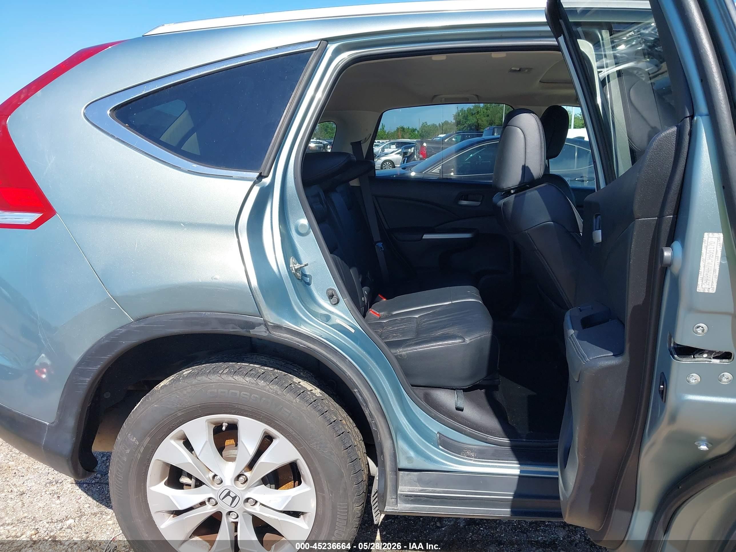 2012 Honda Cr-v Ex-l Green vin: 2HKRM4H7XCH601170