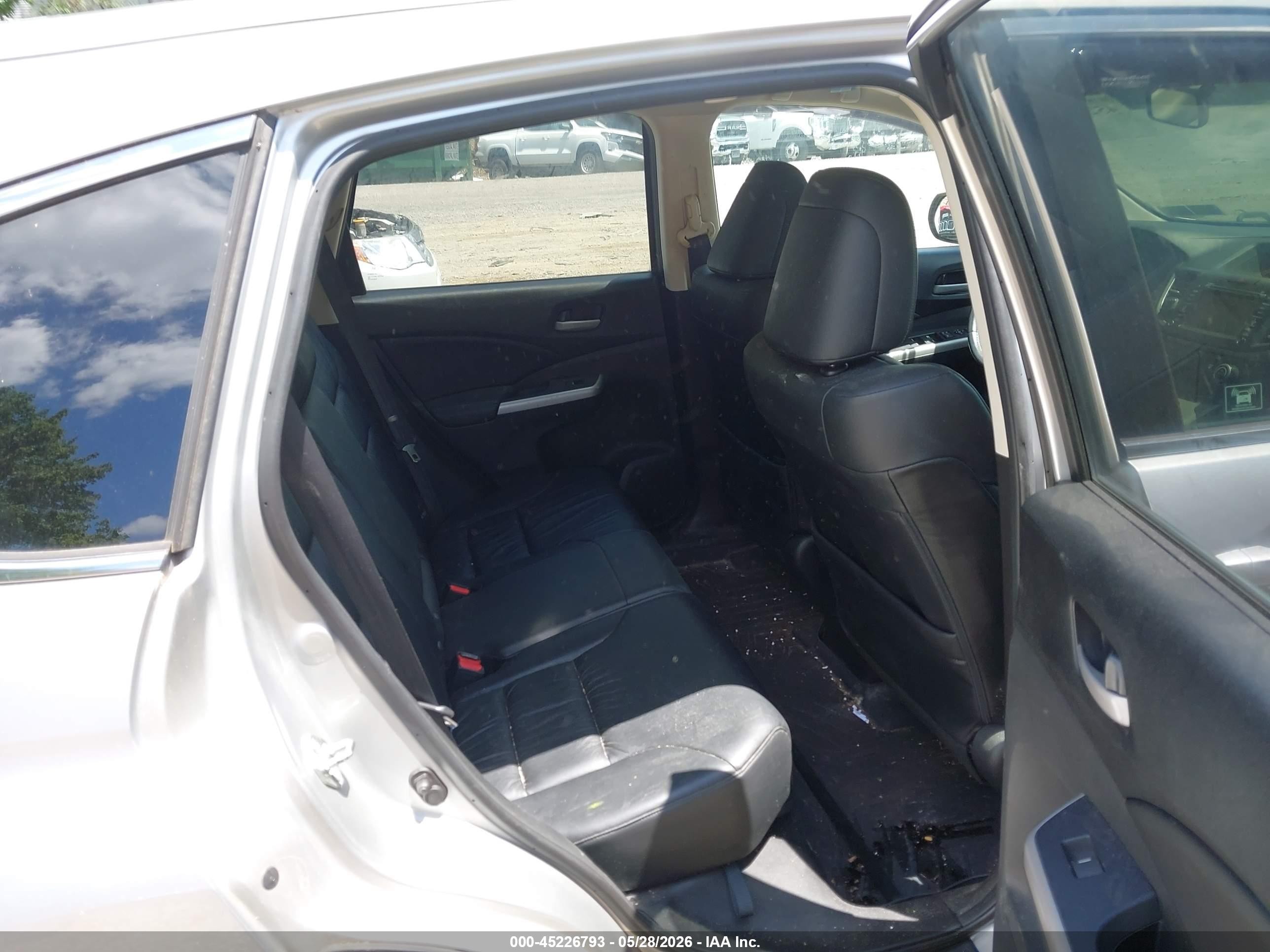 2012 Honda Cr-v Ex-l Gray vin: 2HKRM4H7XCH615313