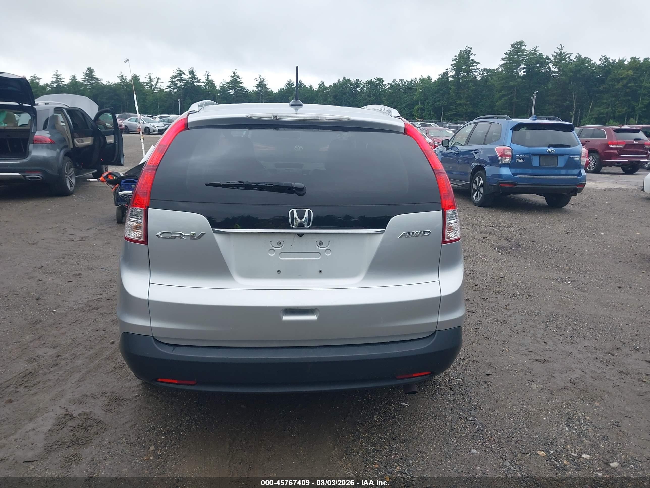 2012 Honda Cr-v Ex-l Silver vin: 2HKRM4H7XCH628613