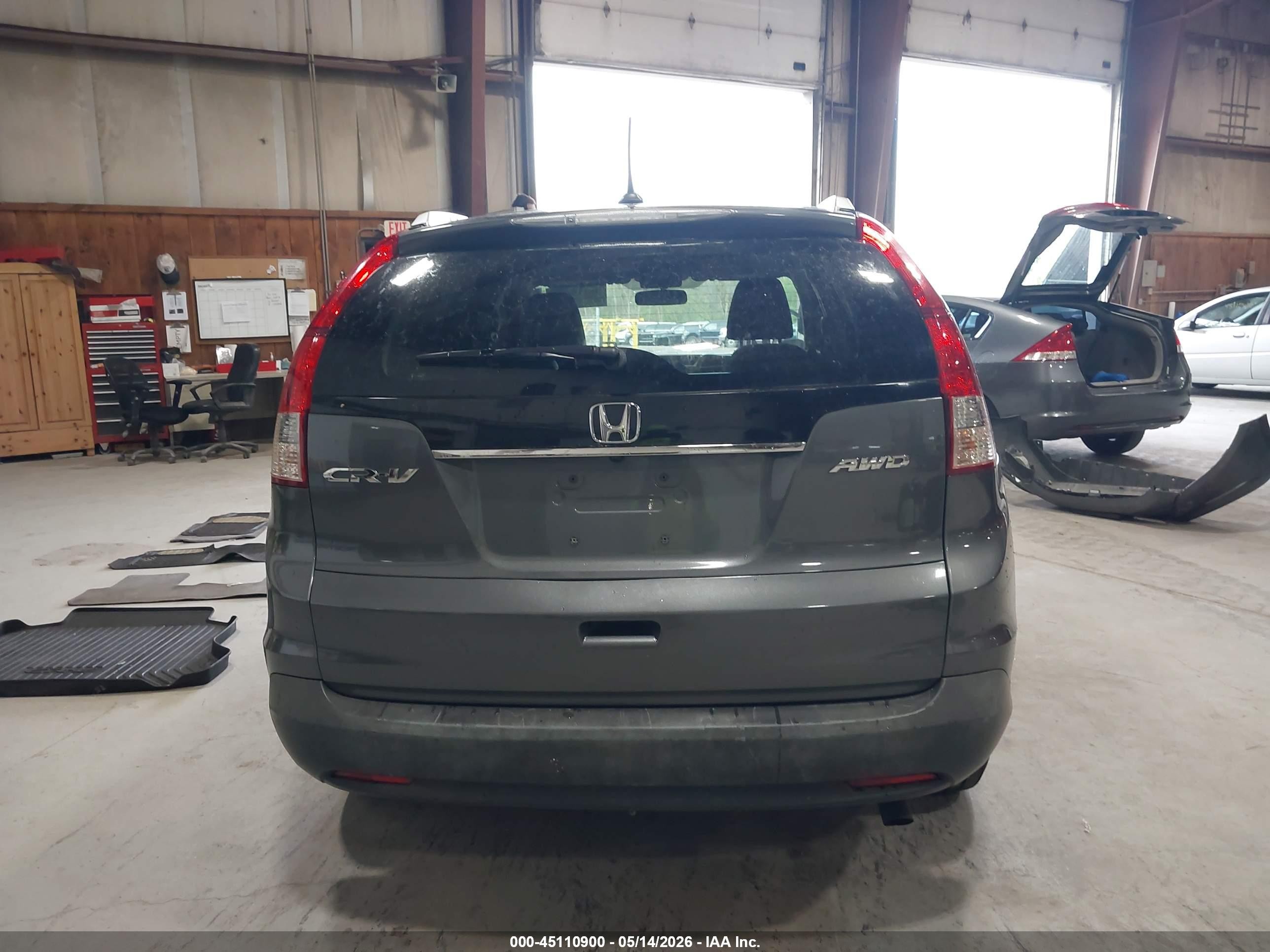 2012 Honda Cr-v Ex-l Gray vin: 2HKRM4H7XCH629583