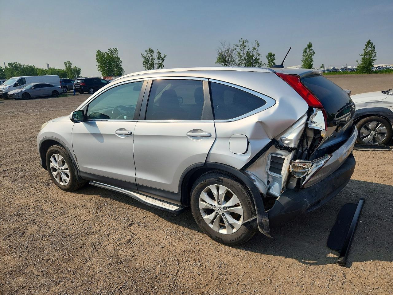 2013 Honda Cr-v Exl Silver vin: 2HKRM4H7XDH104590