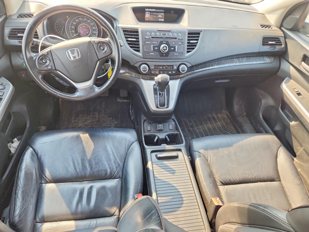 2013 Honda Cr-v Exl Silver vin: 2HKRM4H7XDH104590