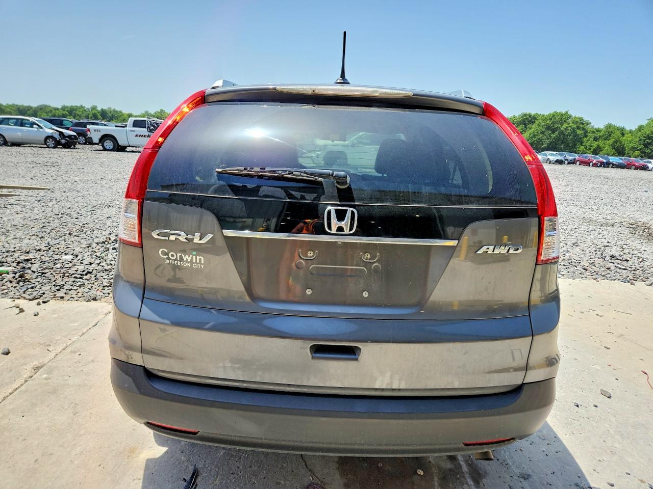 2013 Honda Cr-v Exl Gray vin: 2HKRM4H7XDH602093