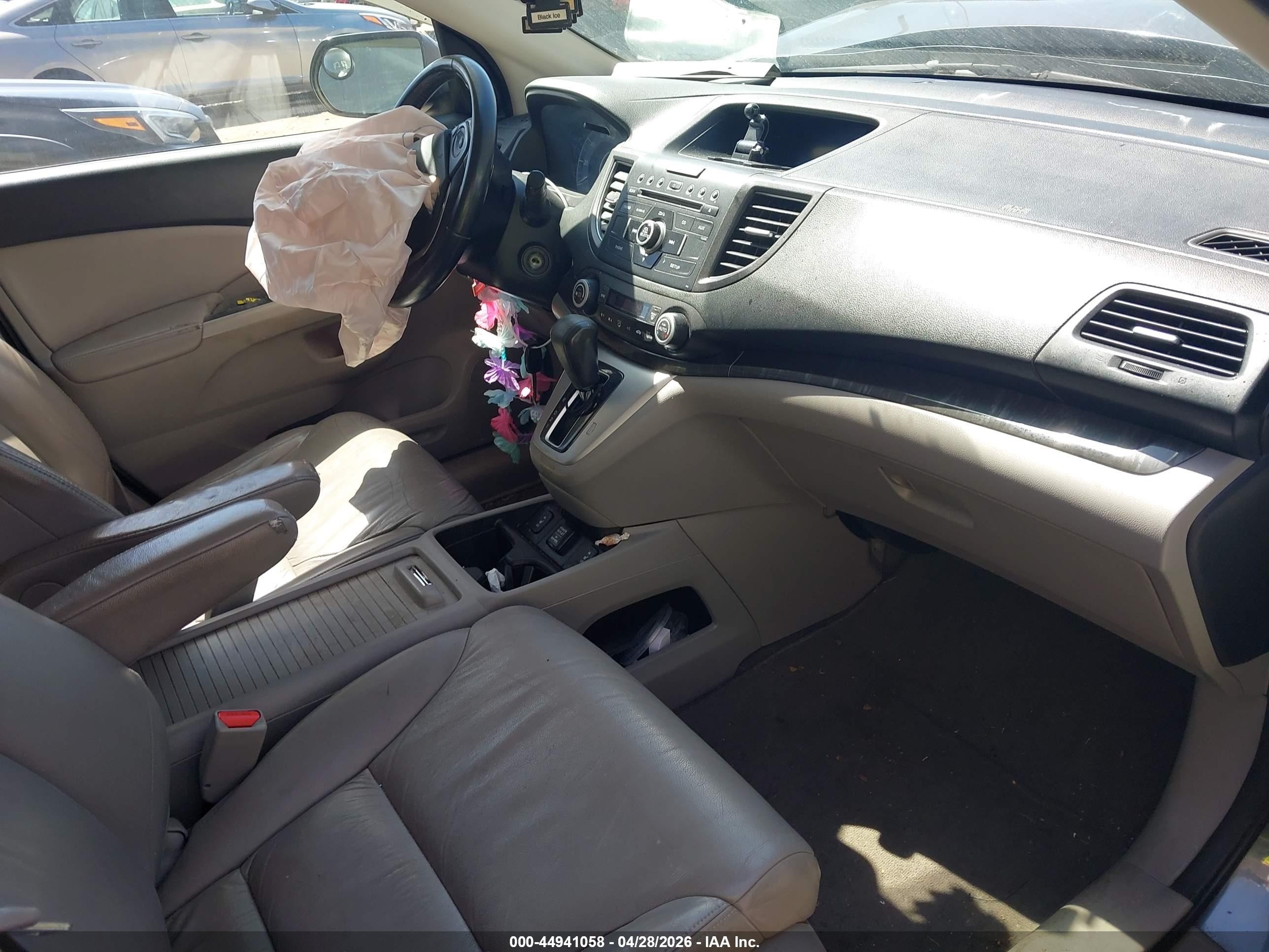 2013 Honda Cr-v Ex-l Серый vin: 2HKRM4H7XDH628631