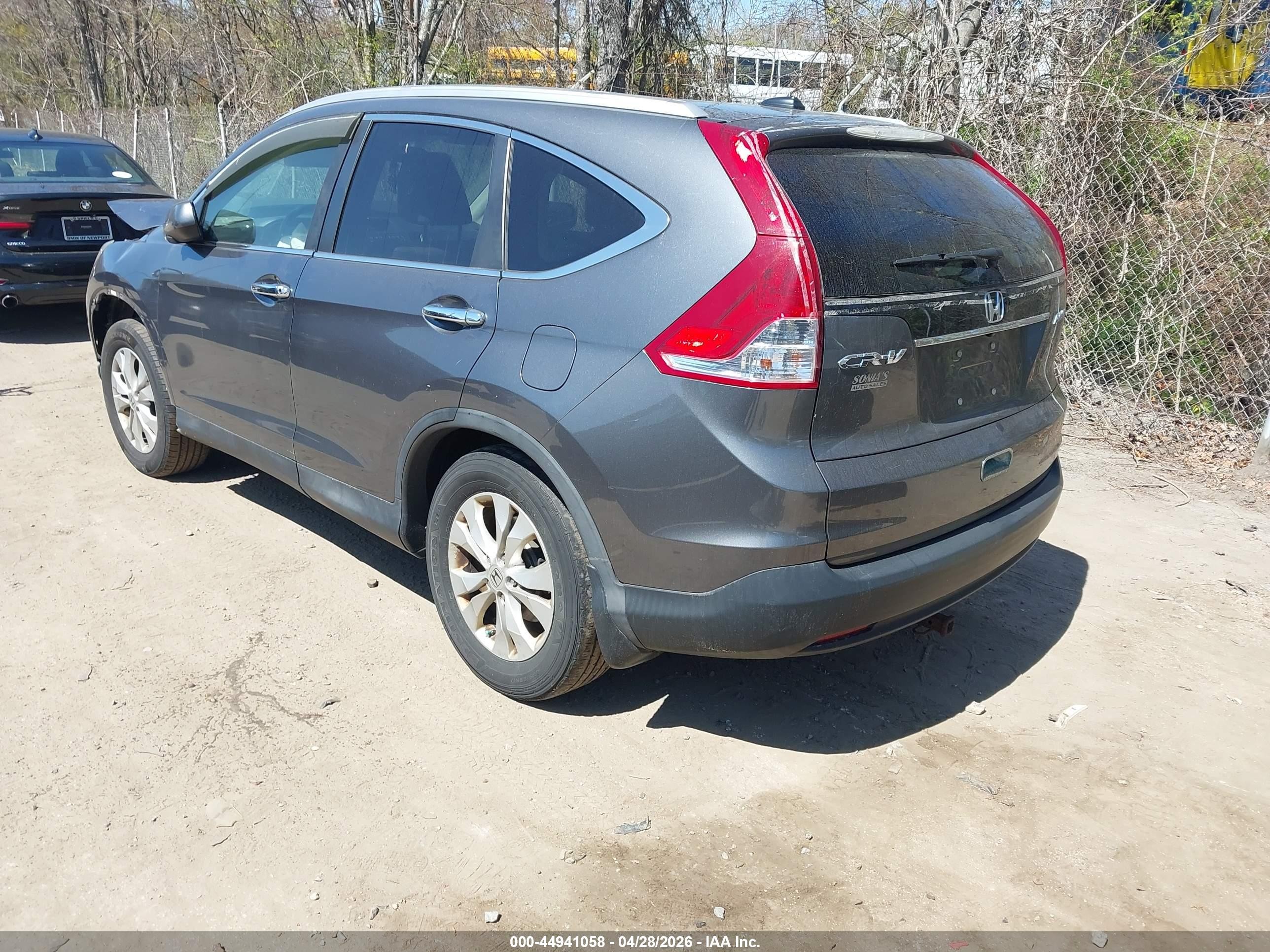 2013 Honda Cr-v Ex-l Серый vin: 2HKRM4H7XDH628631