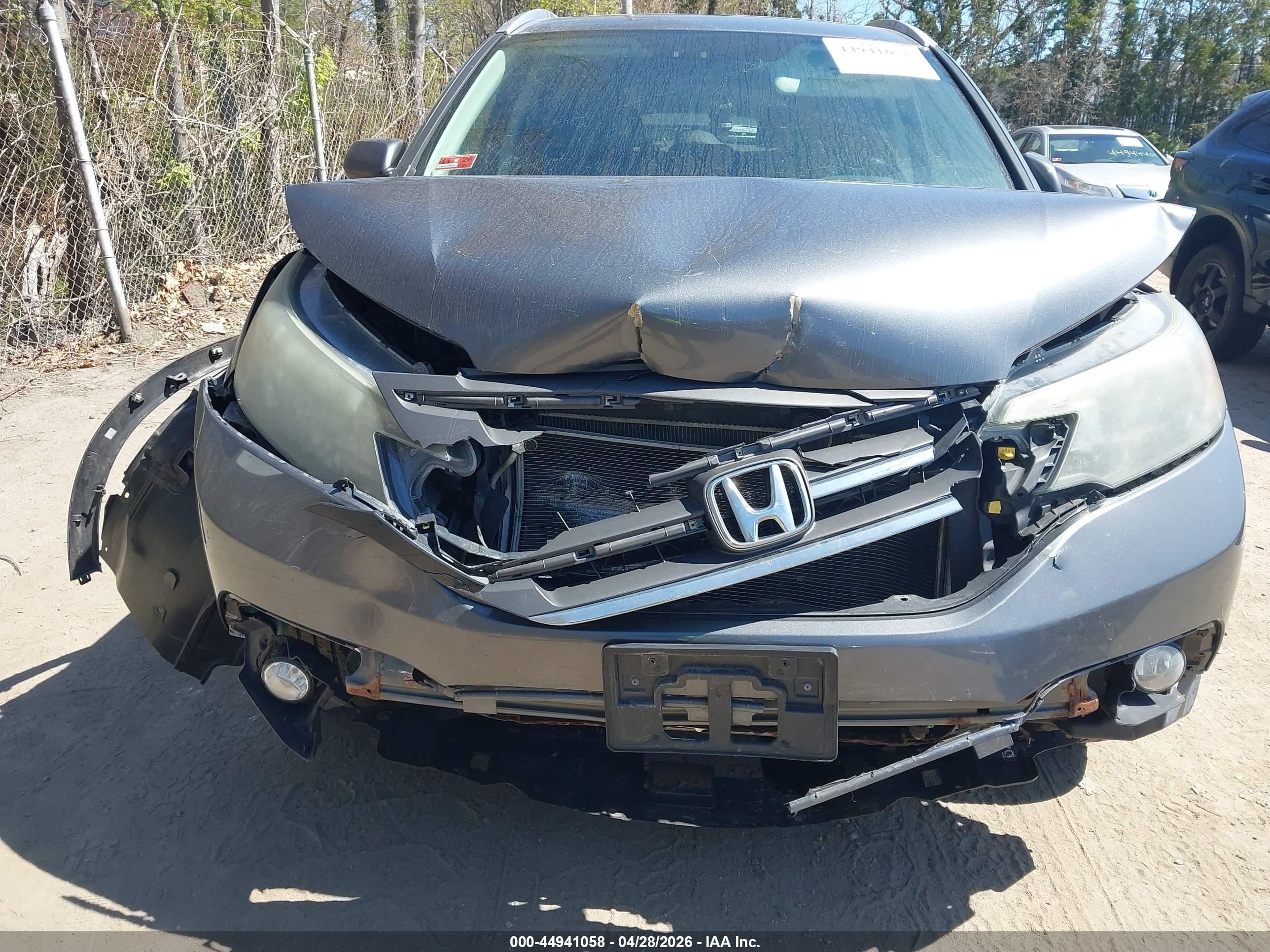 2013 Honda Cr-v Ex-l Серый vin: 2HKRM4H7XDH628631