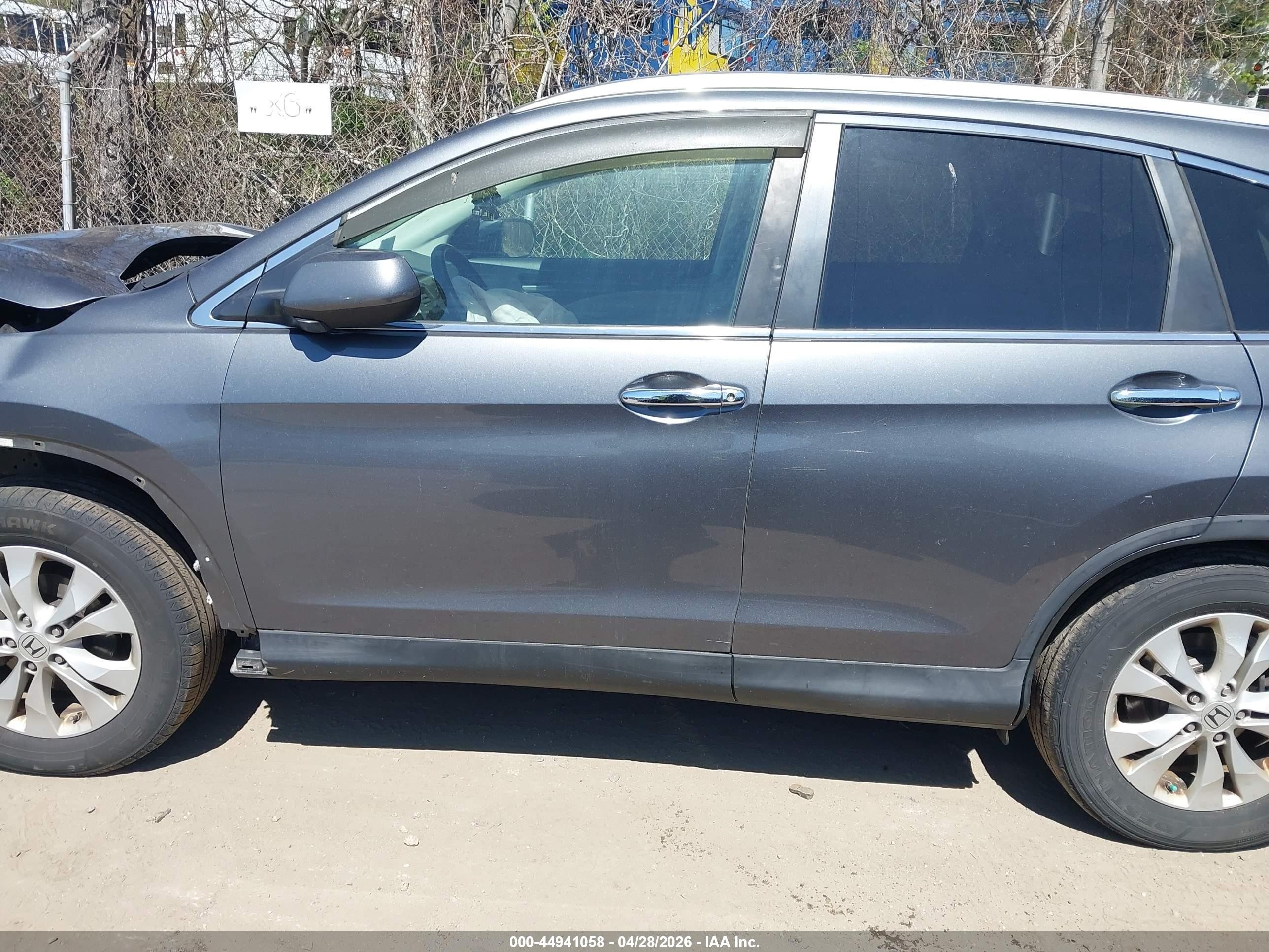 2013 Honda Cr-v Ex-l Серый vin: 2HKRM4H7XDH628631