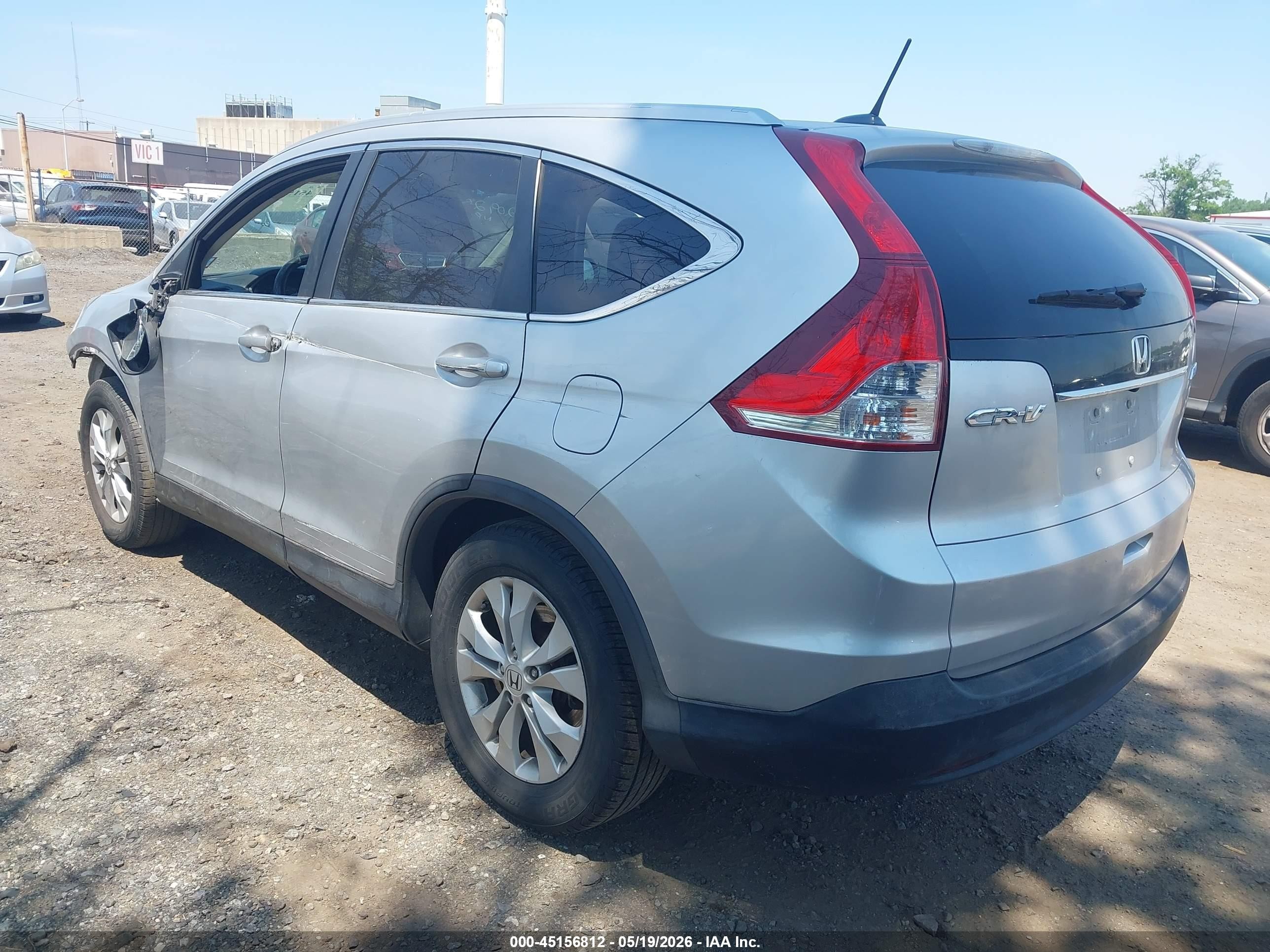 2013 Honda Cr-v Ex-l Серебряный vin: 2HKRM4H7XDH634347
