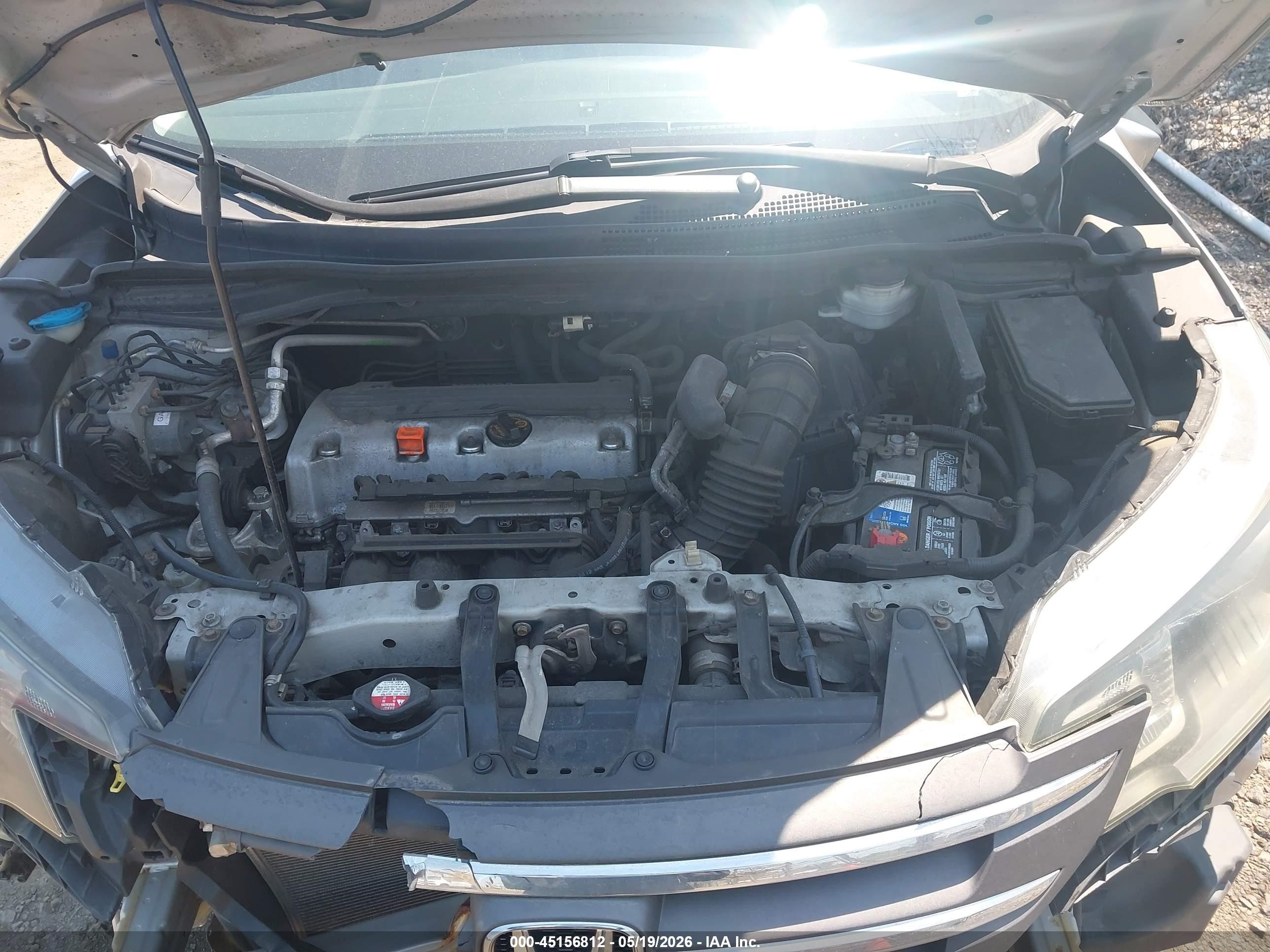 2013 Honda Cr-v Ex-l Серебряный vin: 2HKRM4H7XDH634347