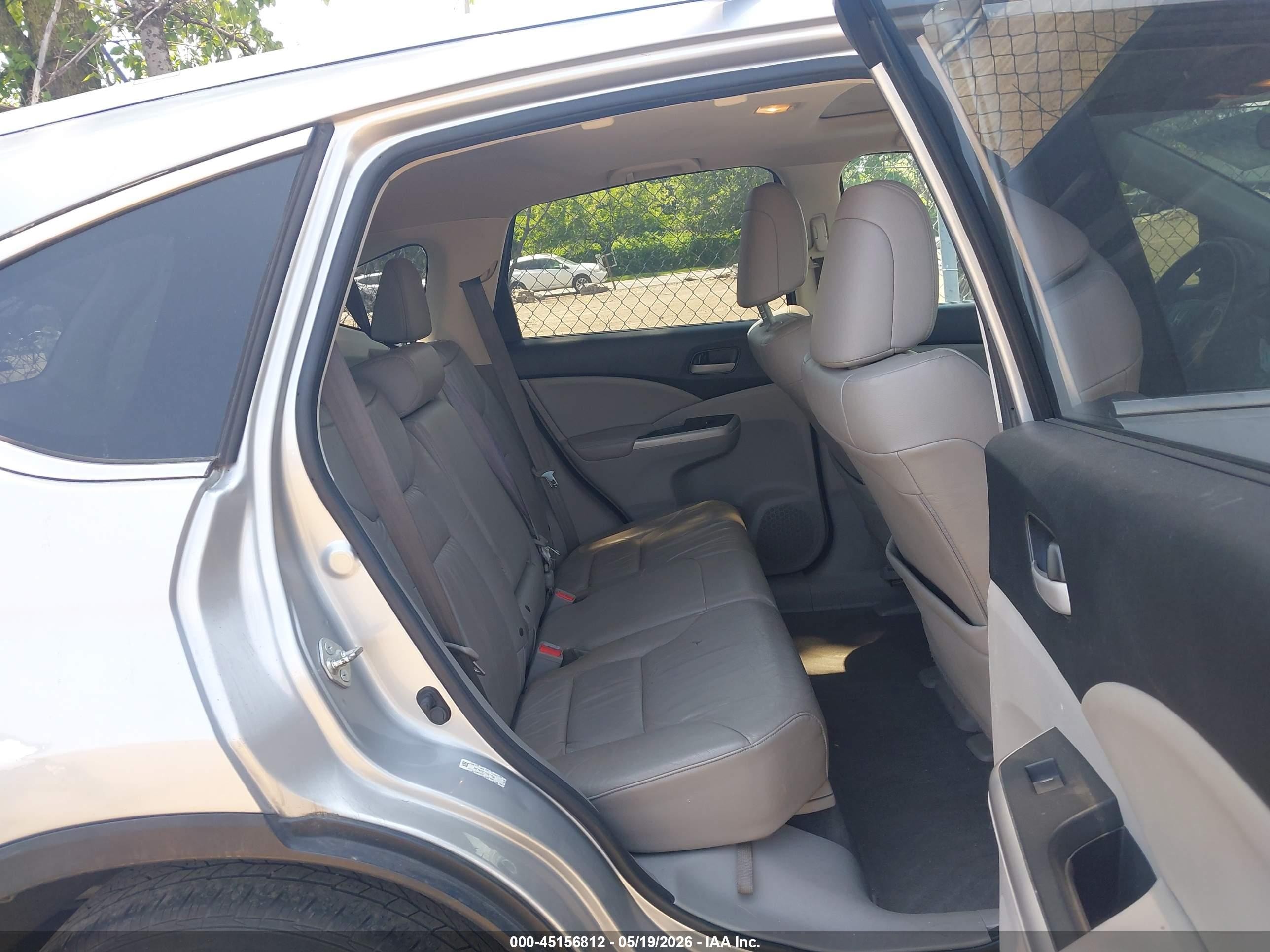 2013 Honda Cr-v Ex-l Серебряный vin: 2HKRM4H7XDH634347