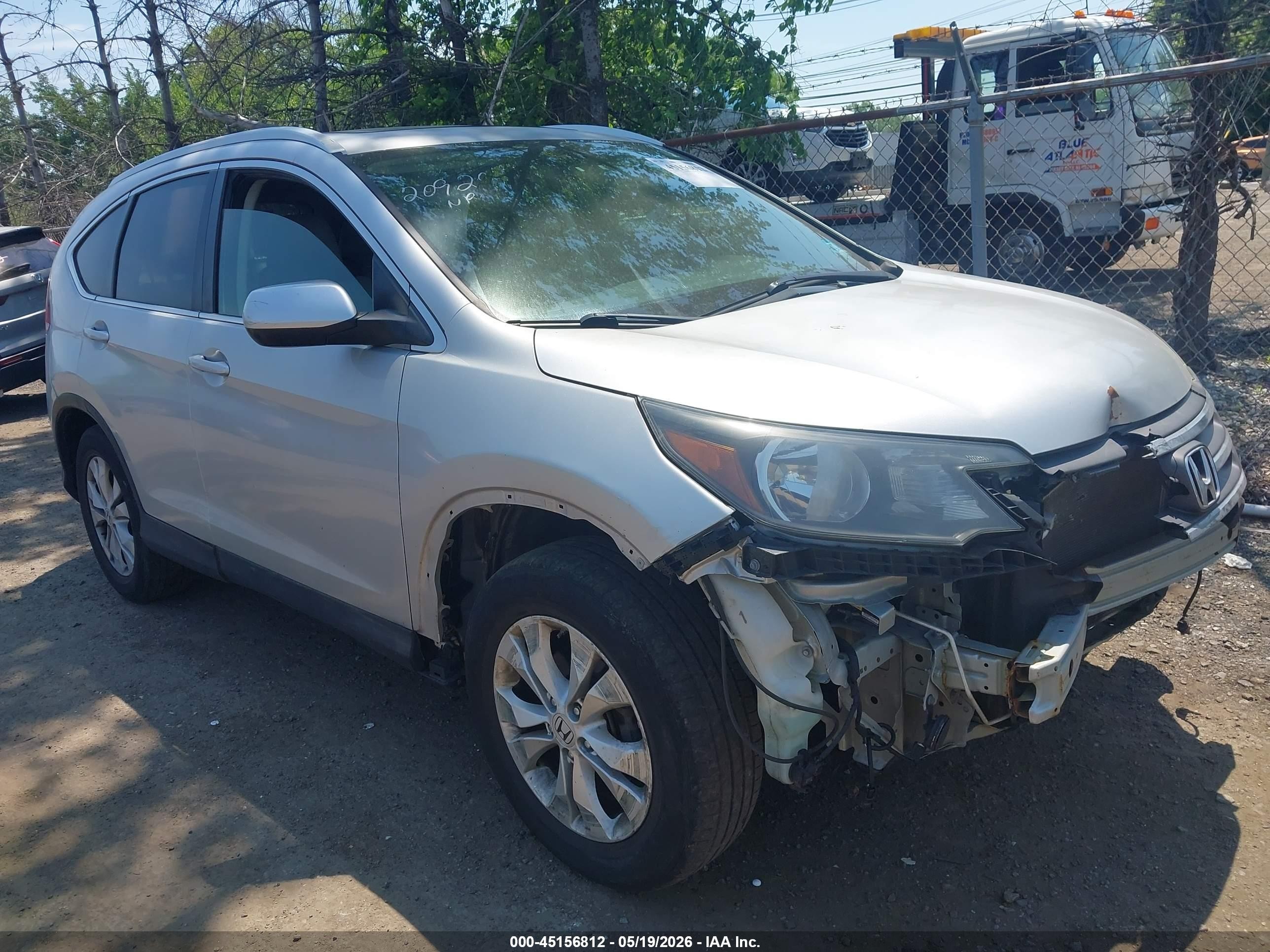 2013 Honda Cr-v Ex-l Серебряный vin: 2HKRM4H7XDH634347