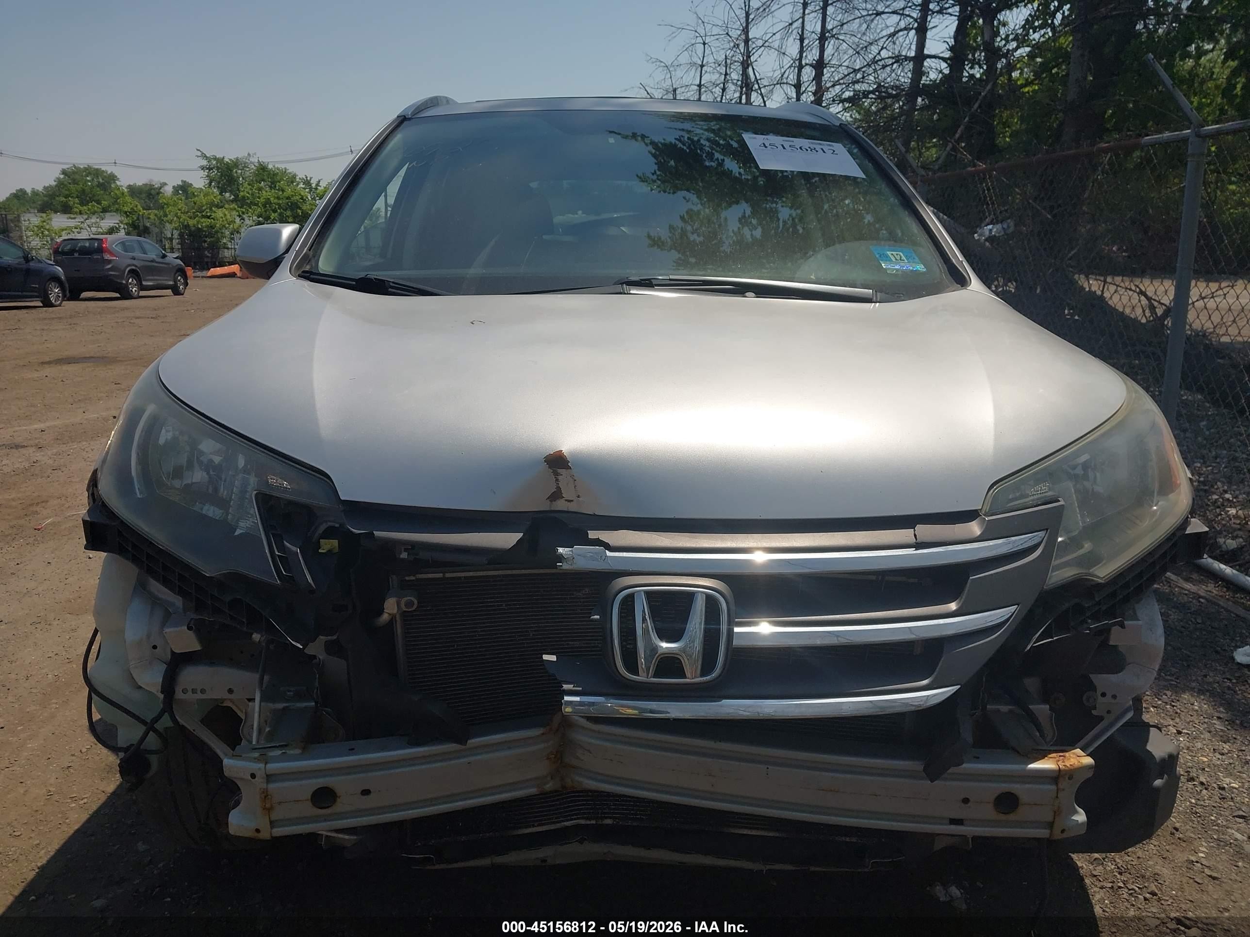 2013 Honda Cr-v Ex-l Серебряный vin: 2HKRM4H7XDH634347