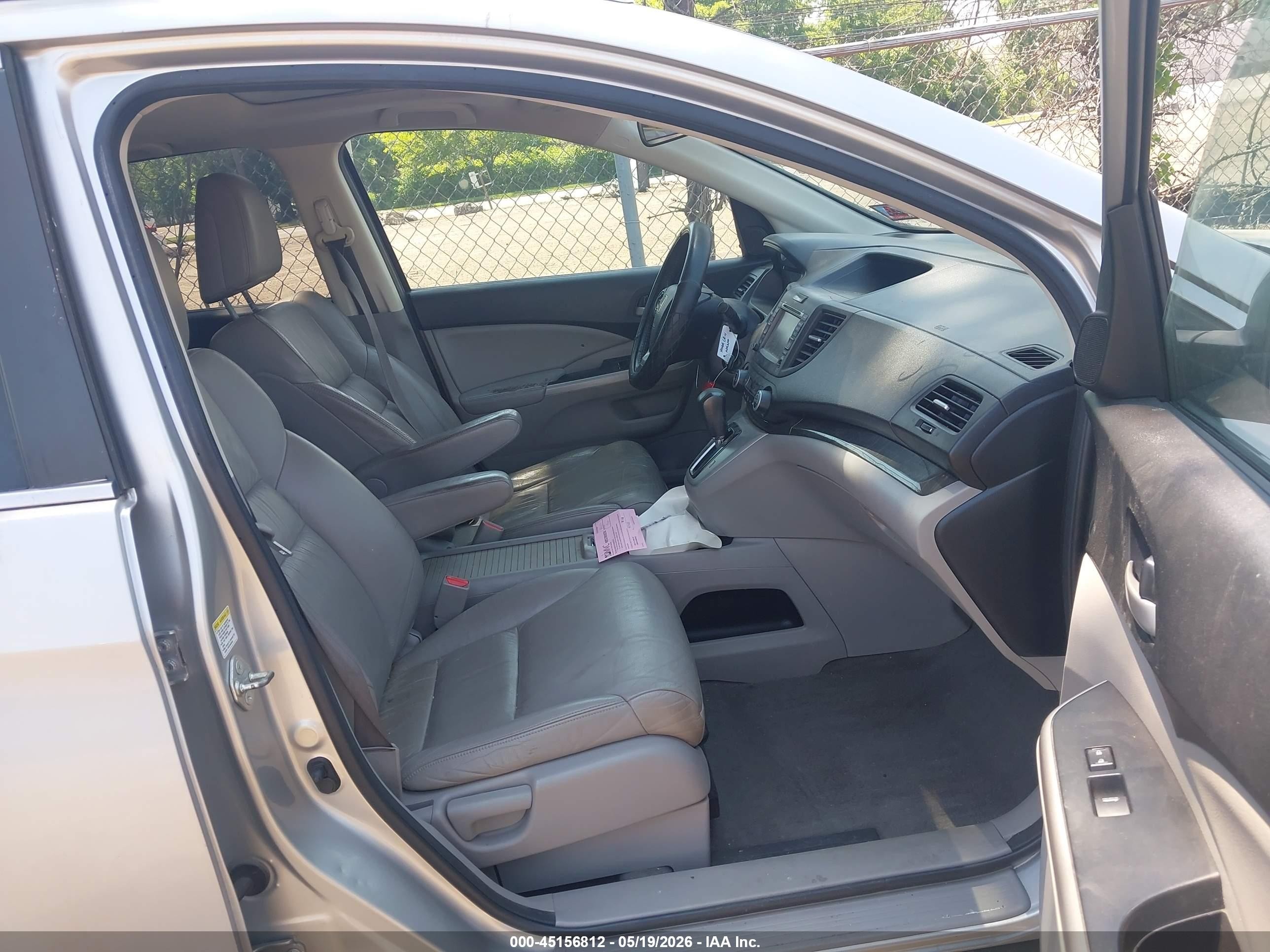 2013 Honda Cr-v Ex-l Серебряный vin: 2HKRM4H7XDH634347