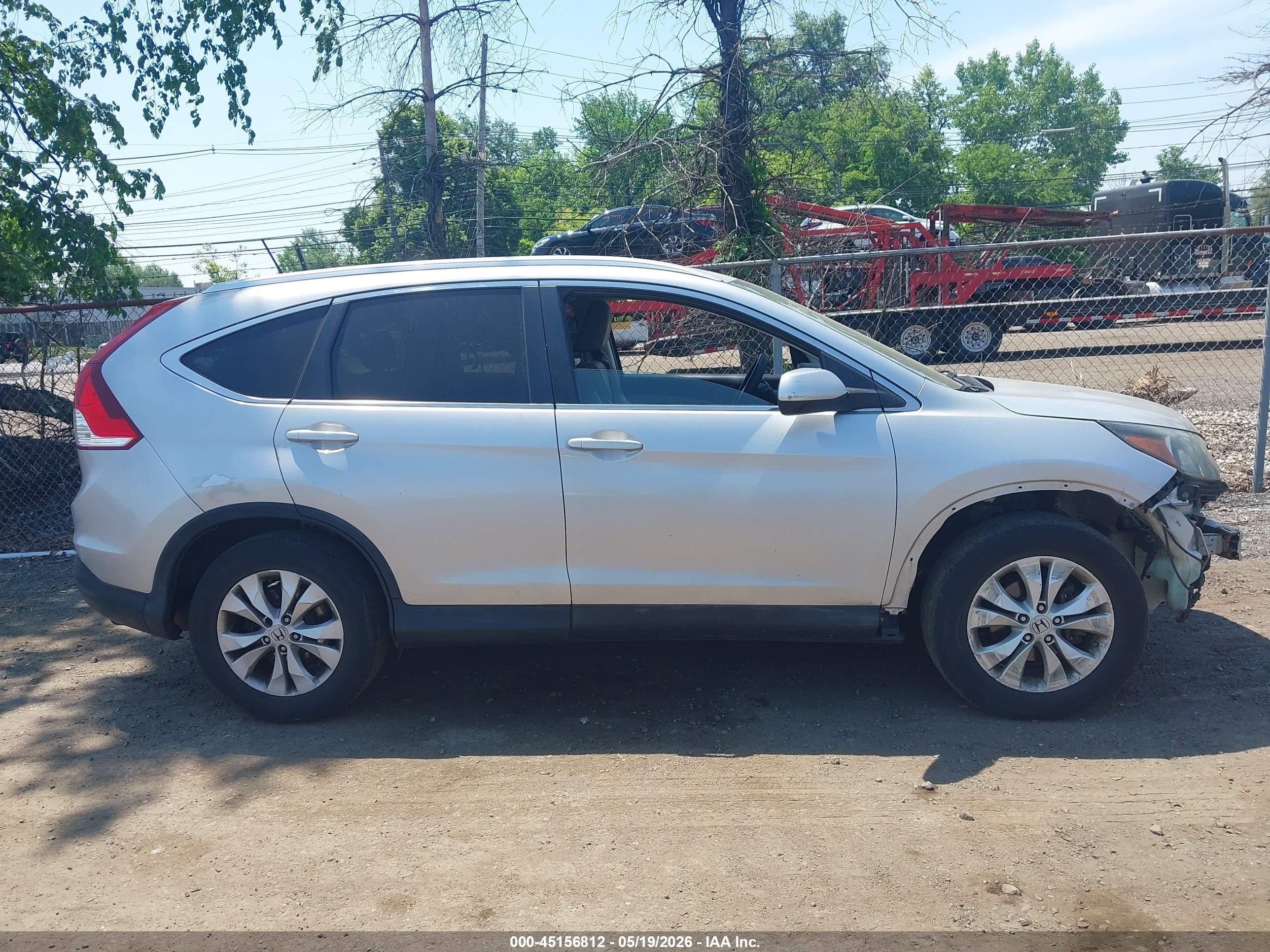 2013 Honda Cr-v Ex-l Серебряный vin: 2HKRM4H7XDH634347