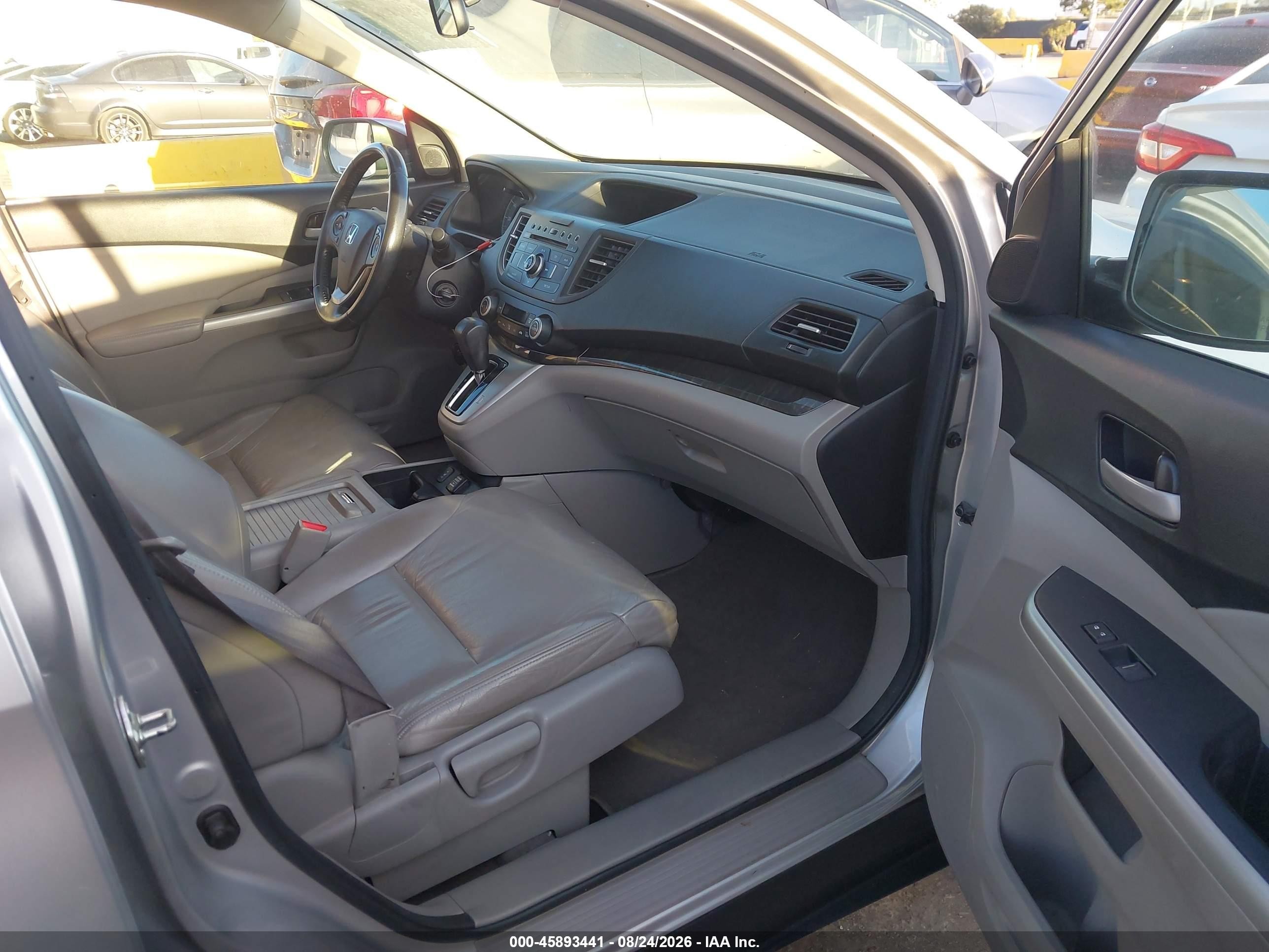 2013 Honda Cr-v Ex-l Серебряный vin: 2HKRM4H7XDH640049