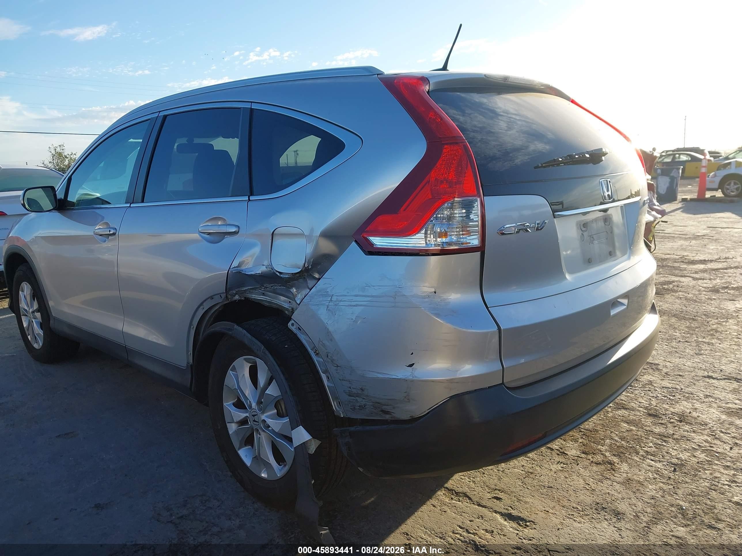 2013 Honda Cr-v Ex-l Серебряный vin: 2HKRM4H7XDH640049