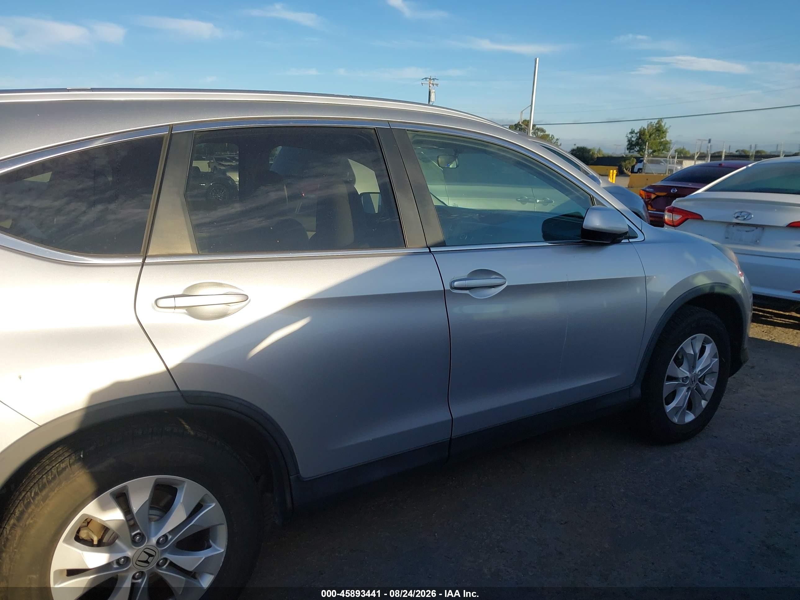2013 Honda Cr-v Ex-l Серебряный vin: 2HKRM4H7XDH640049