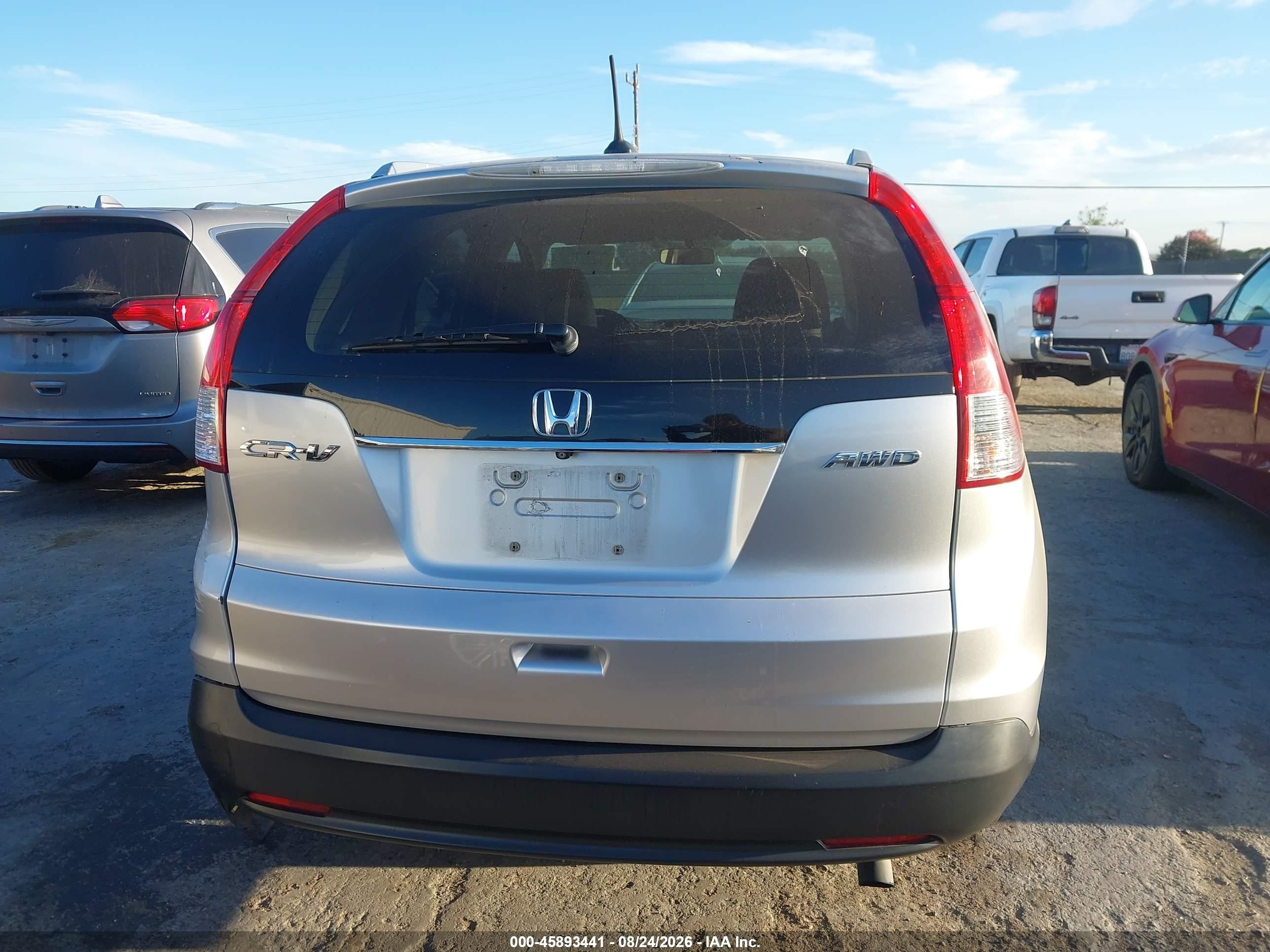 2013 Honda Cr-v Ex-l Серебряный vin: 2HKRM4H7XDH640049