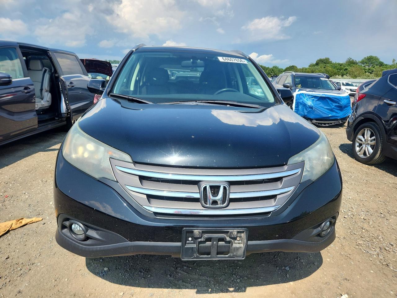2013 Honda Cr-v Exl Black vin: 2HKRM4H7XDH662665