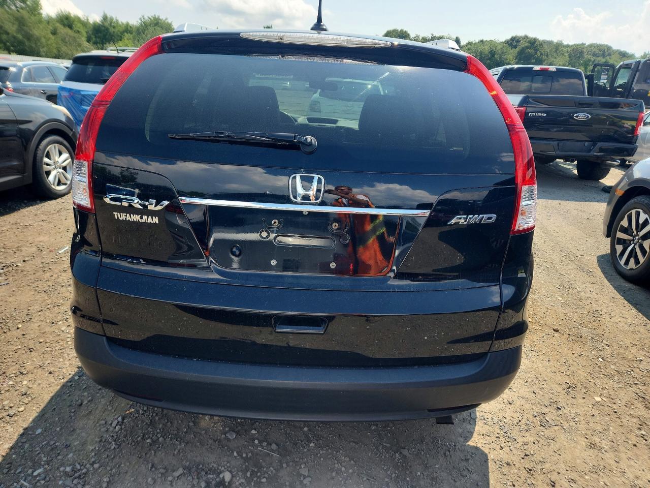 2013 Honda Cr-v Exl Black vin: 2HKRM4H7XDH662665