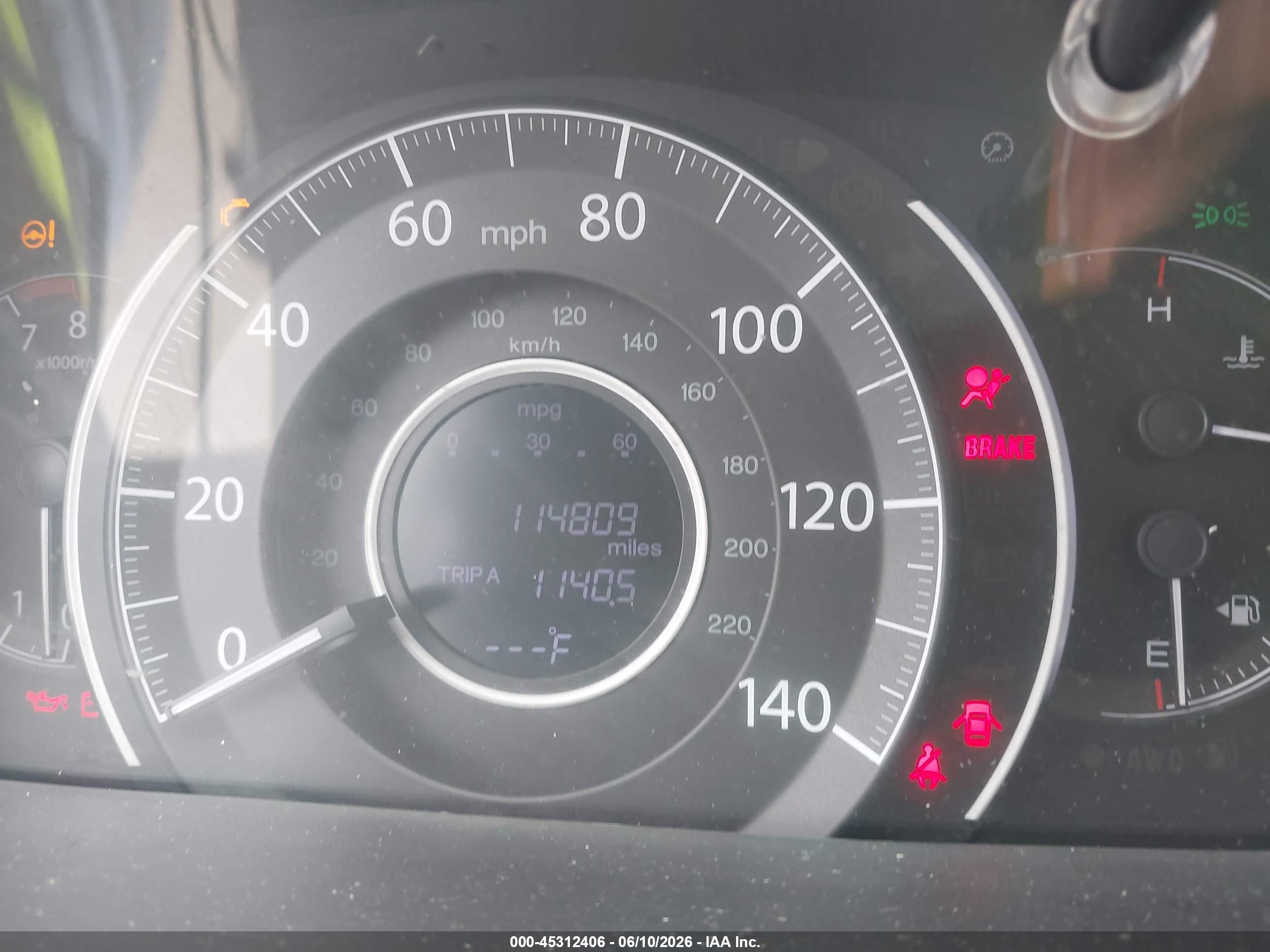 2013 Honda Cr-v Ex-l Black vin: 2HKRM4H7XDH682401