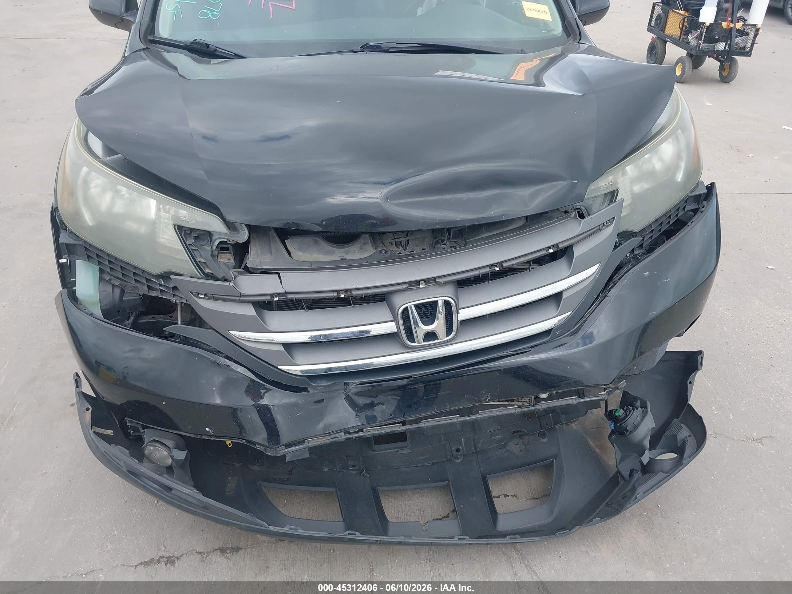 2013 Honda Cr-v Ex-l Black vin: 2HKRM4H7XDH682401