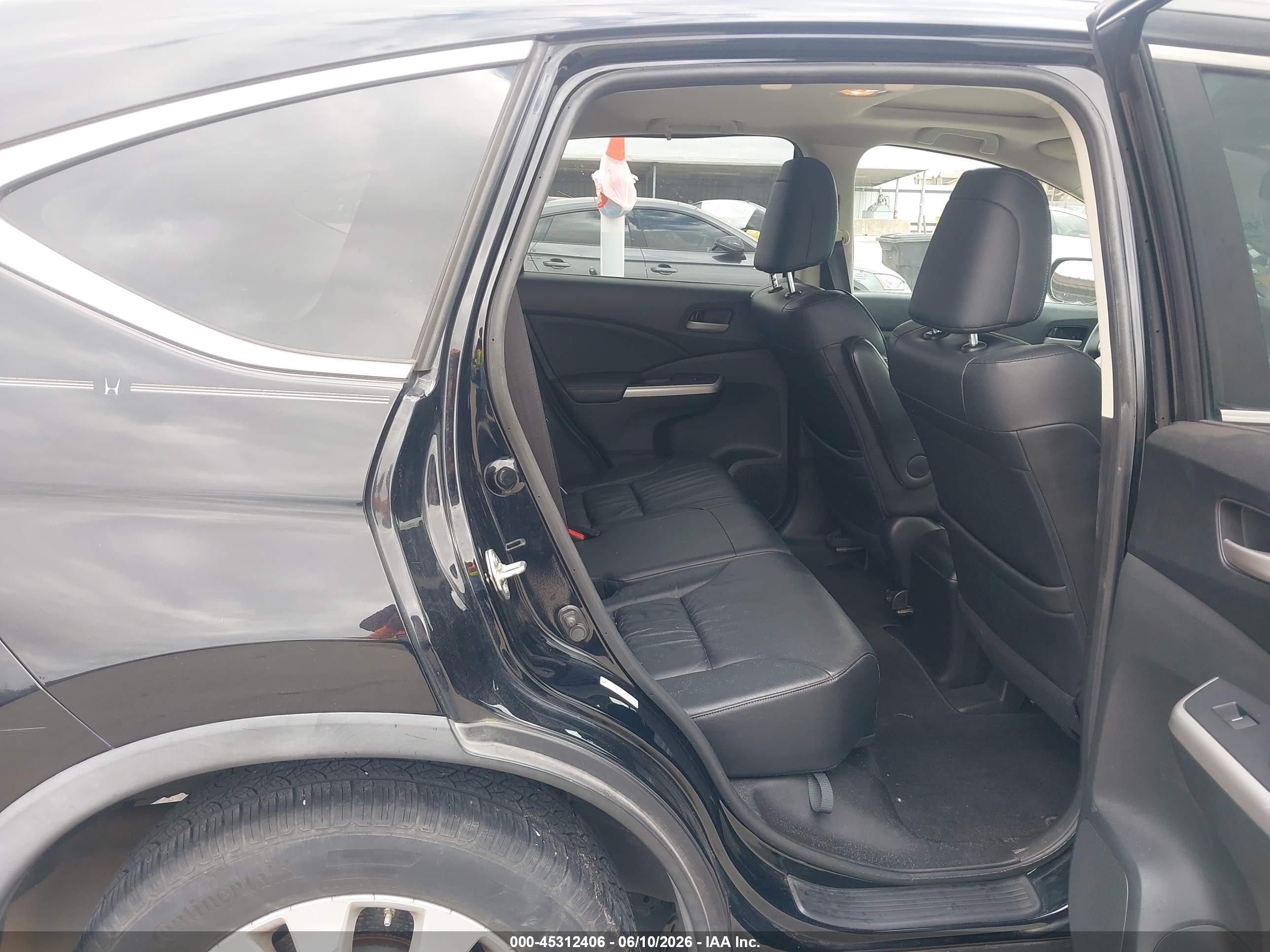2013 Honda Cr-v Ex-l Black vin: 2HKRM4H7XDH682401