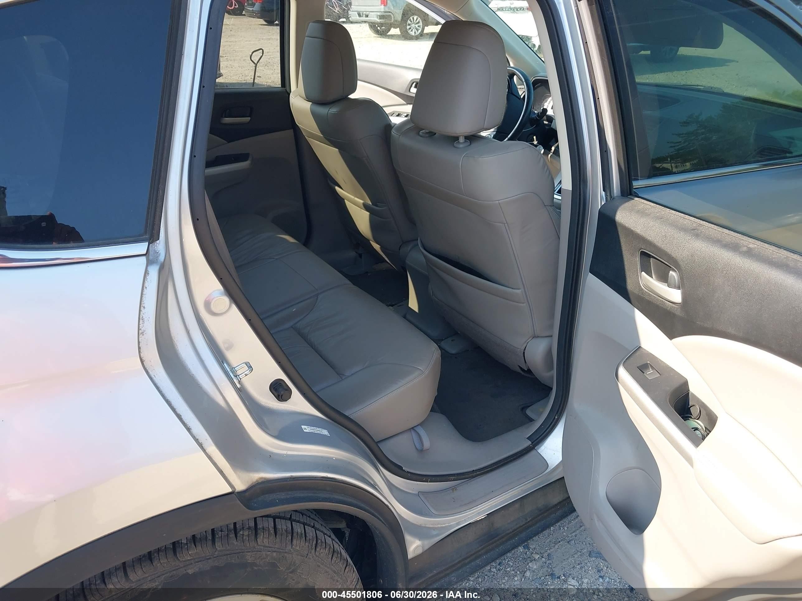 2013 Honda Cr-v Ex-l Silver vin: 2HKRM4H7XDH685461