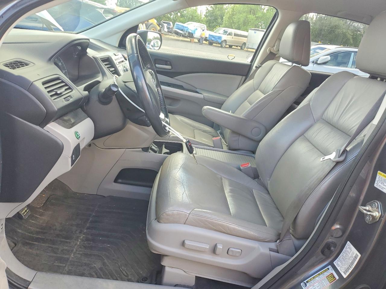 2013 Honda Cr-v Exl Gray vin: 2HKRM4H7XDH695035