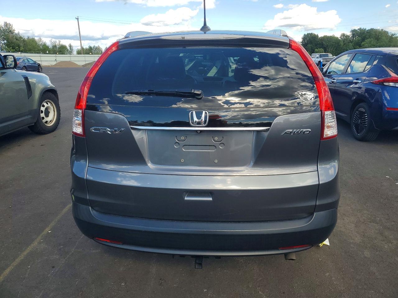 2013 Honda Cr-v Exl Gray vin: 2HKRM4H7XDH695035