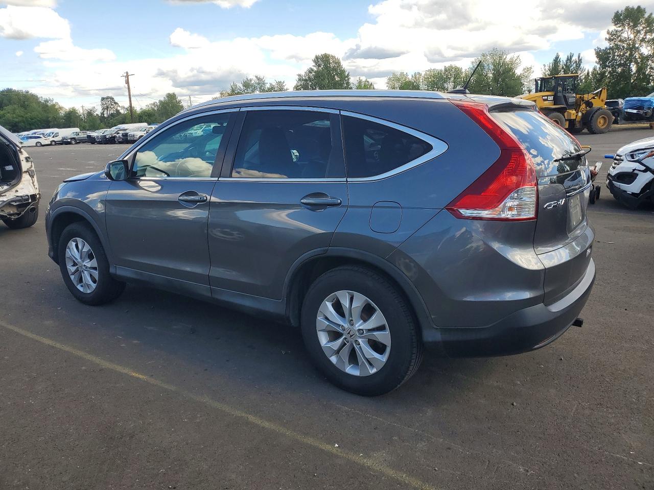 2013 Honda Cr-v Exl Gray vin: 2HKRM4H7XDH695035