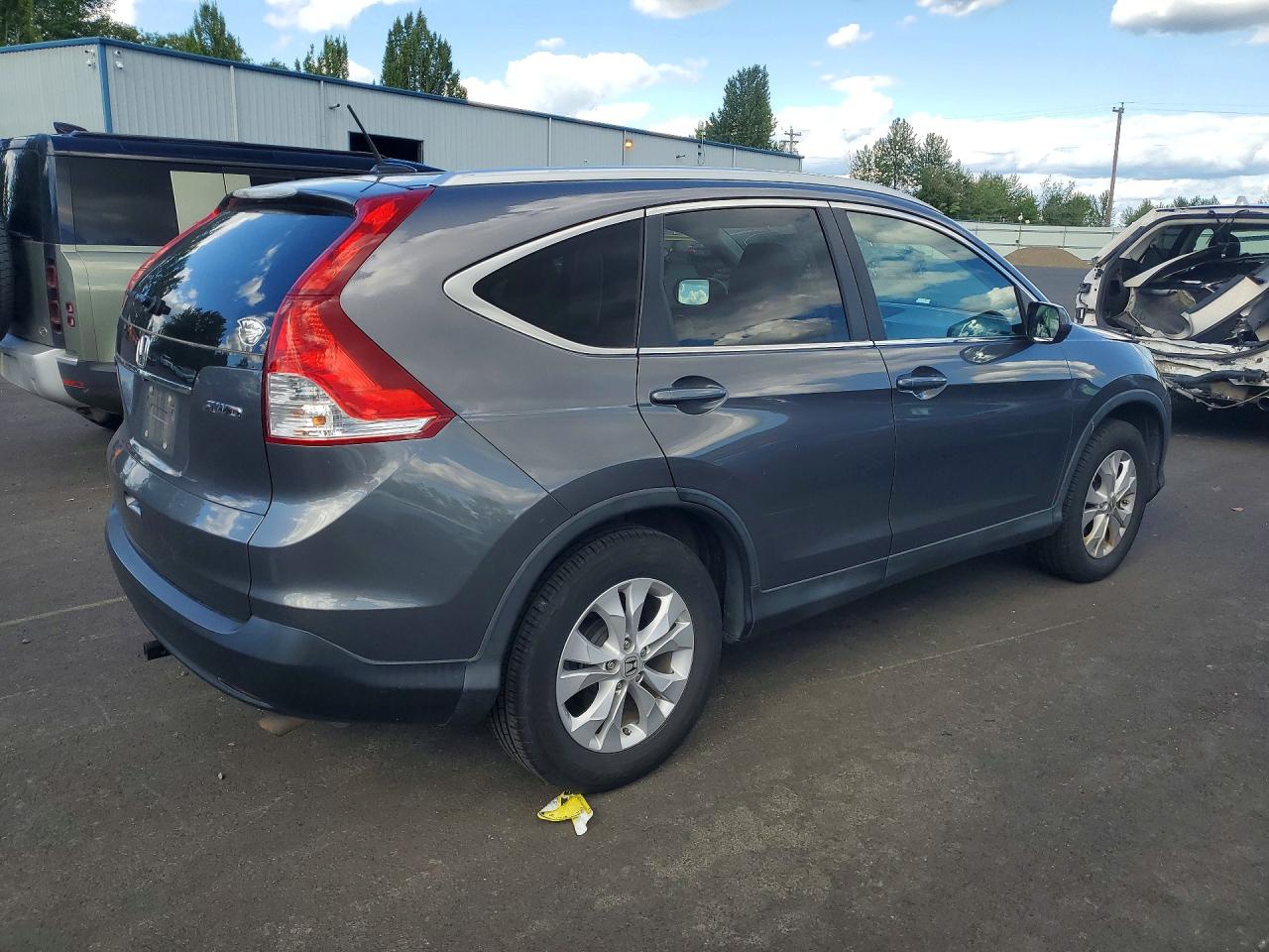 2013 Honda Cr-v Exl Gray vin: 2HKRM4H7XDH695035