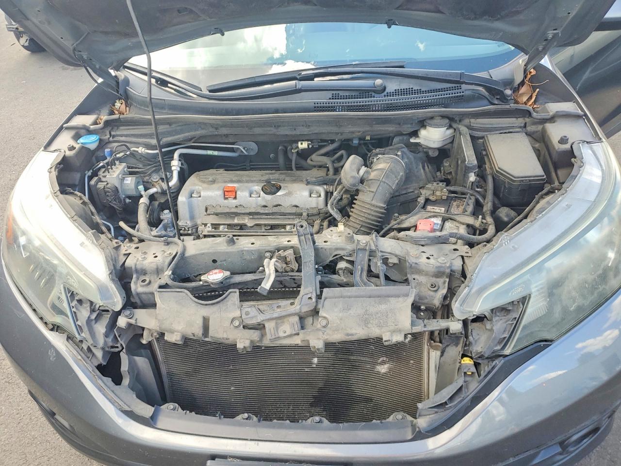 2013 Honda Cr-v Exl Gray vin: 2HKRM4H7XDH695035