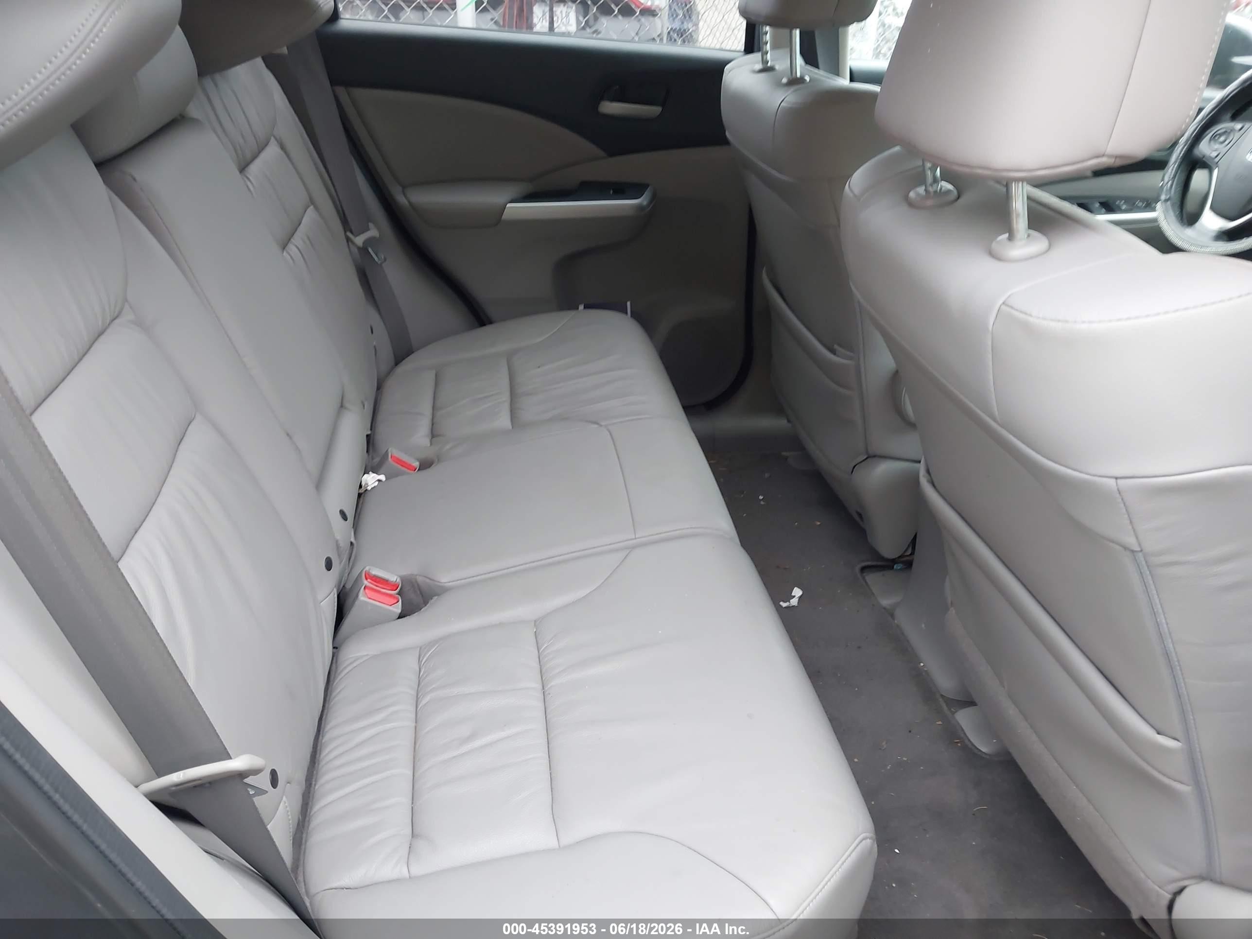2014 Honda Cr-v Ex-l Gray vin: 2HKRM4H7XEH601057