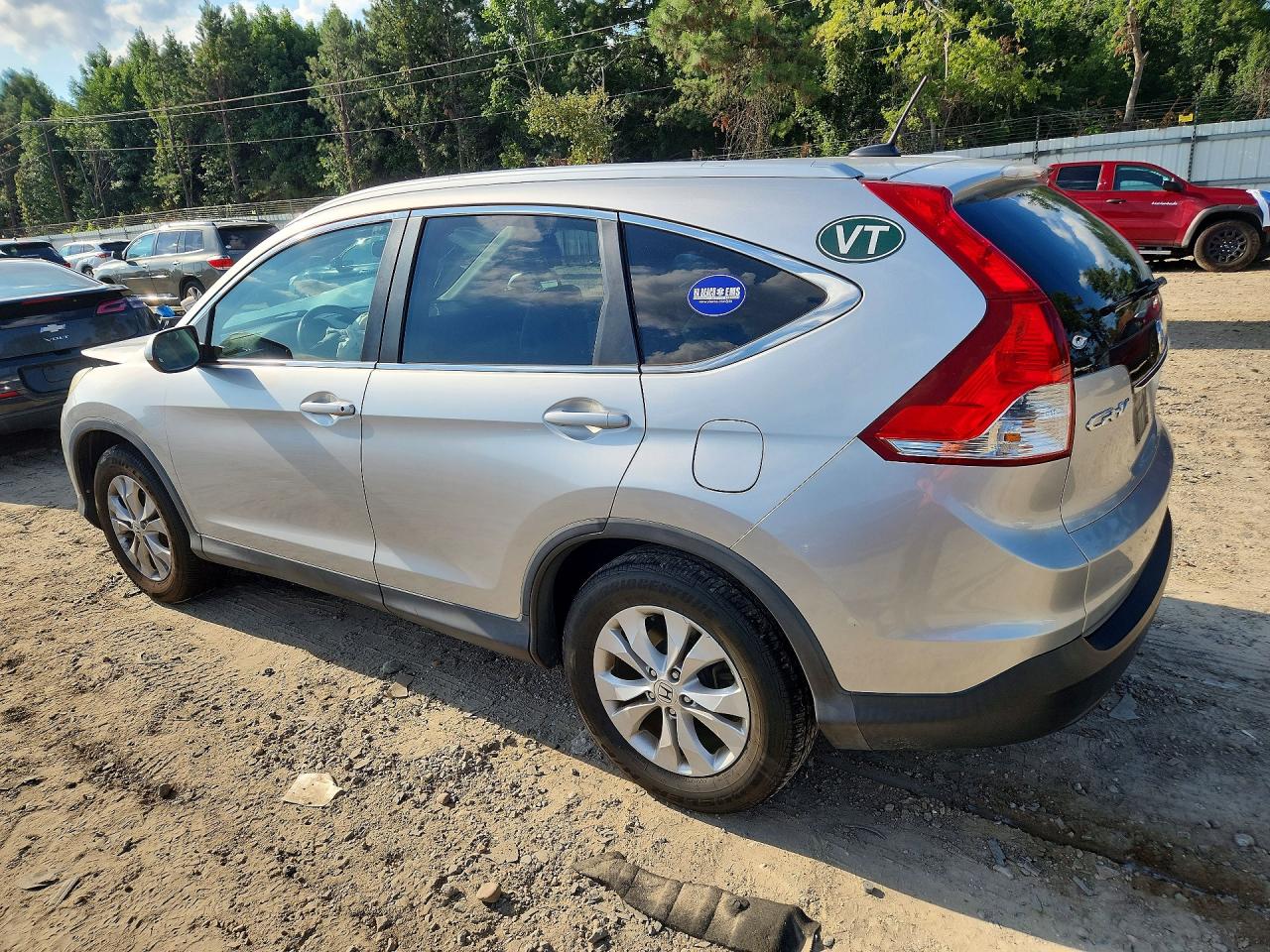 2014 Honda Cr-v Exl Silver vin: 2HKRM4H7XEH610647