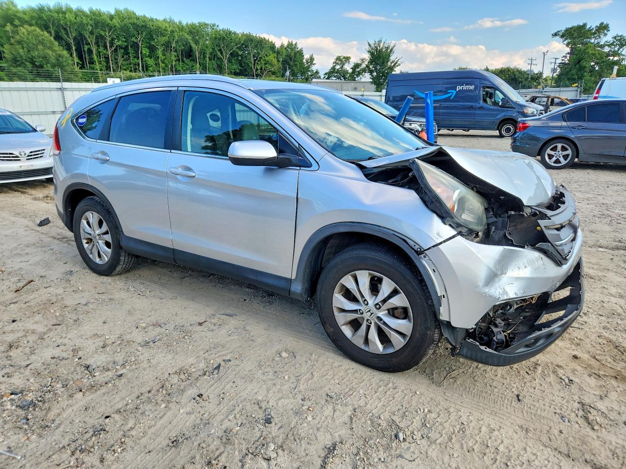 2014 Honda Cr-v Exl Silver vin: 2HKRM4H7XEH610647