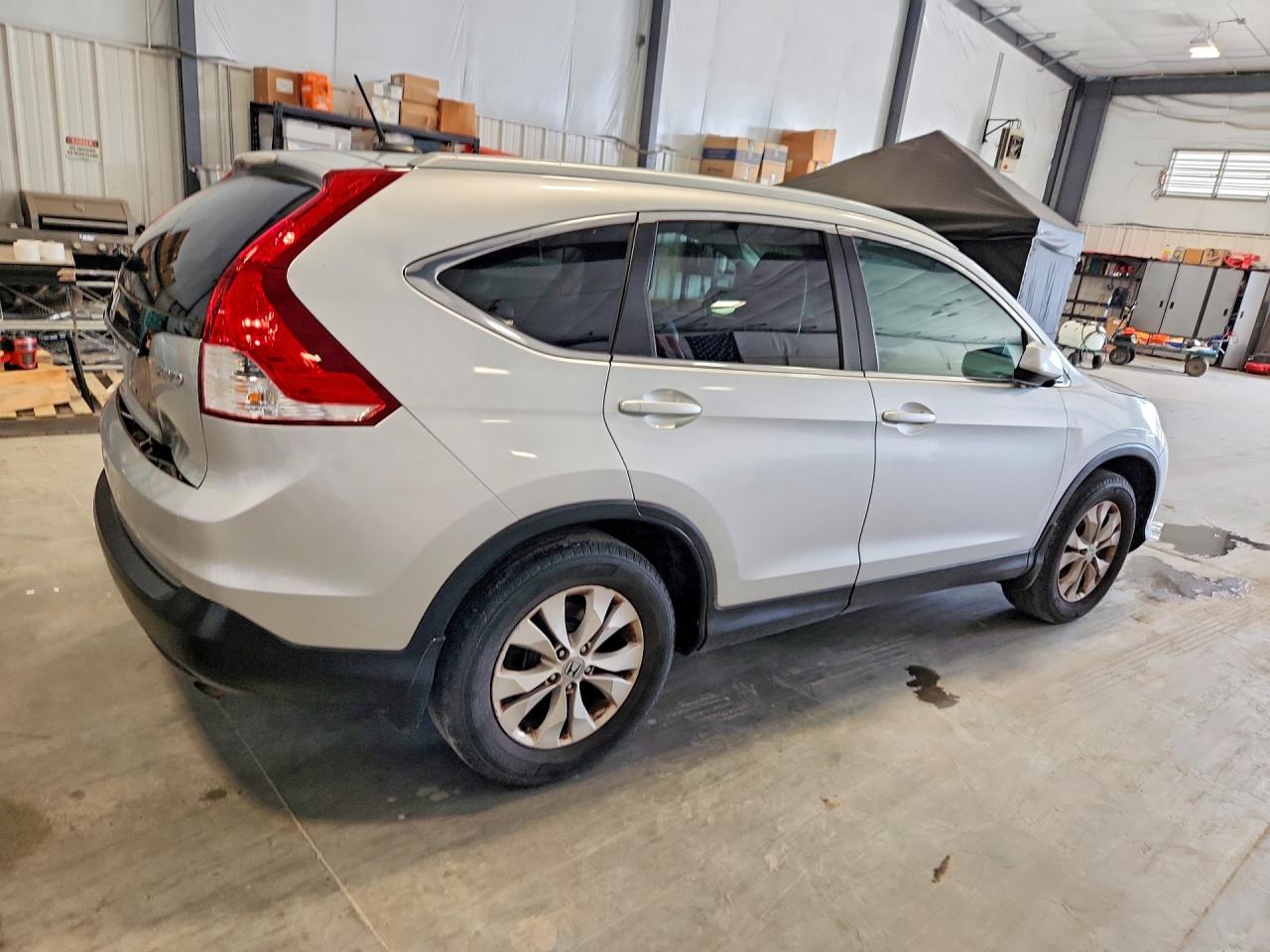 2014 Honda Cr-v Exl Silver vin: 2HKRM4H7XEH613855