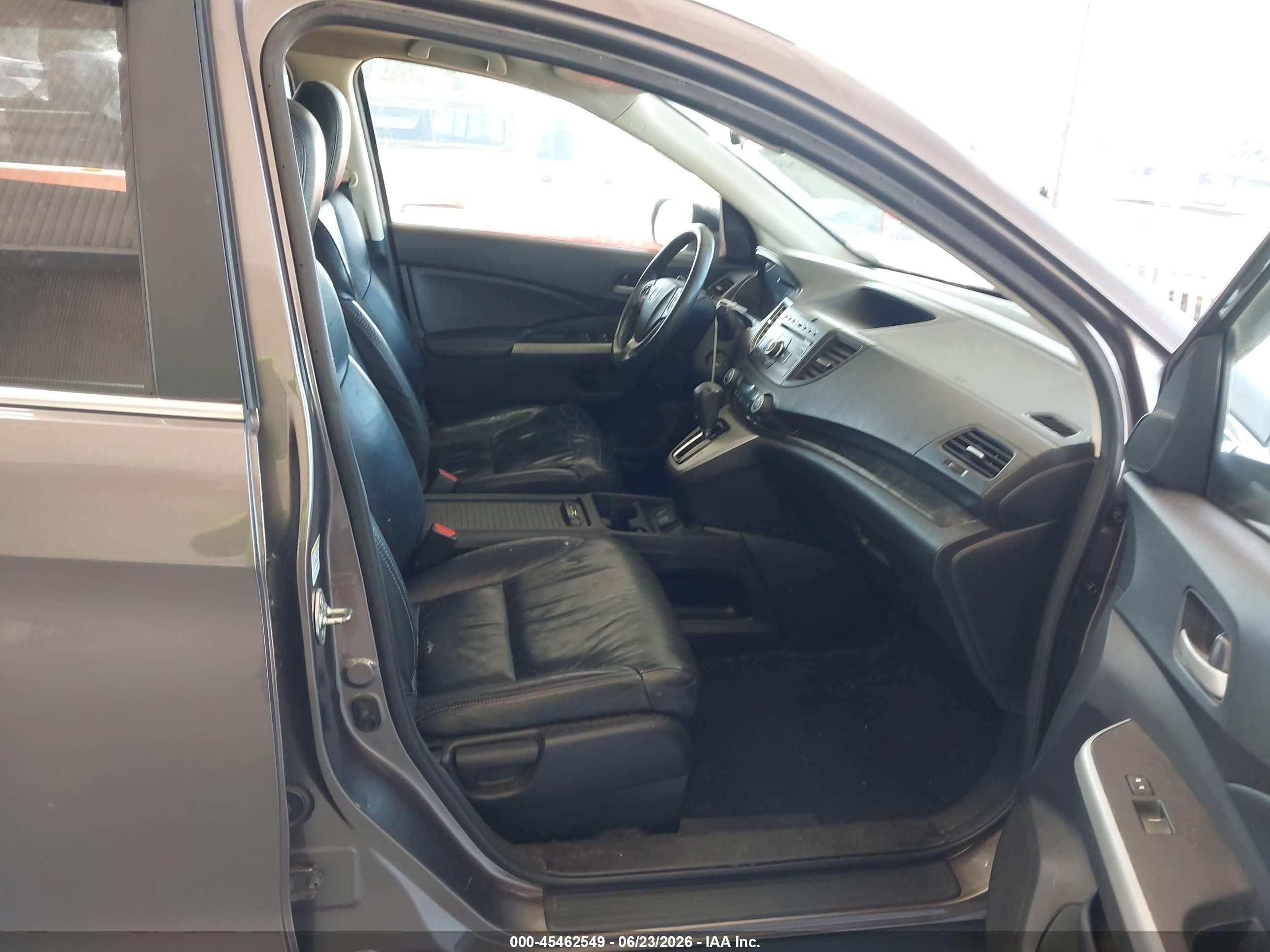 2014 Honda Cr-v Ex-l Brown vin: 2HKRM4H7XEH623592