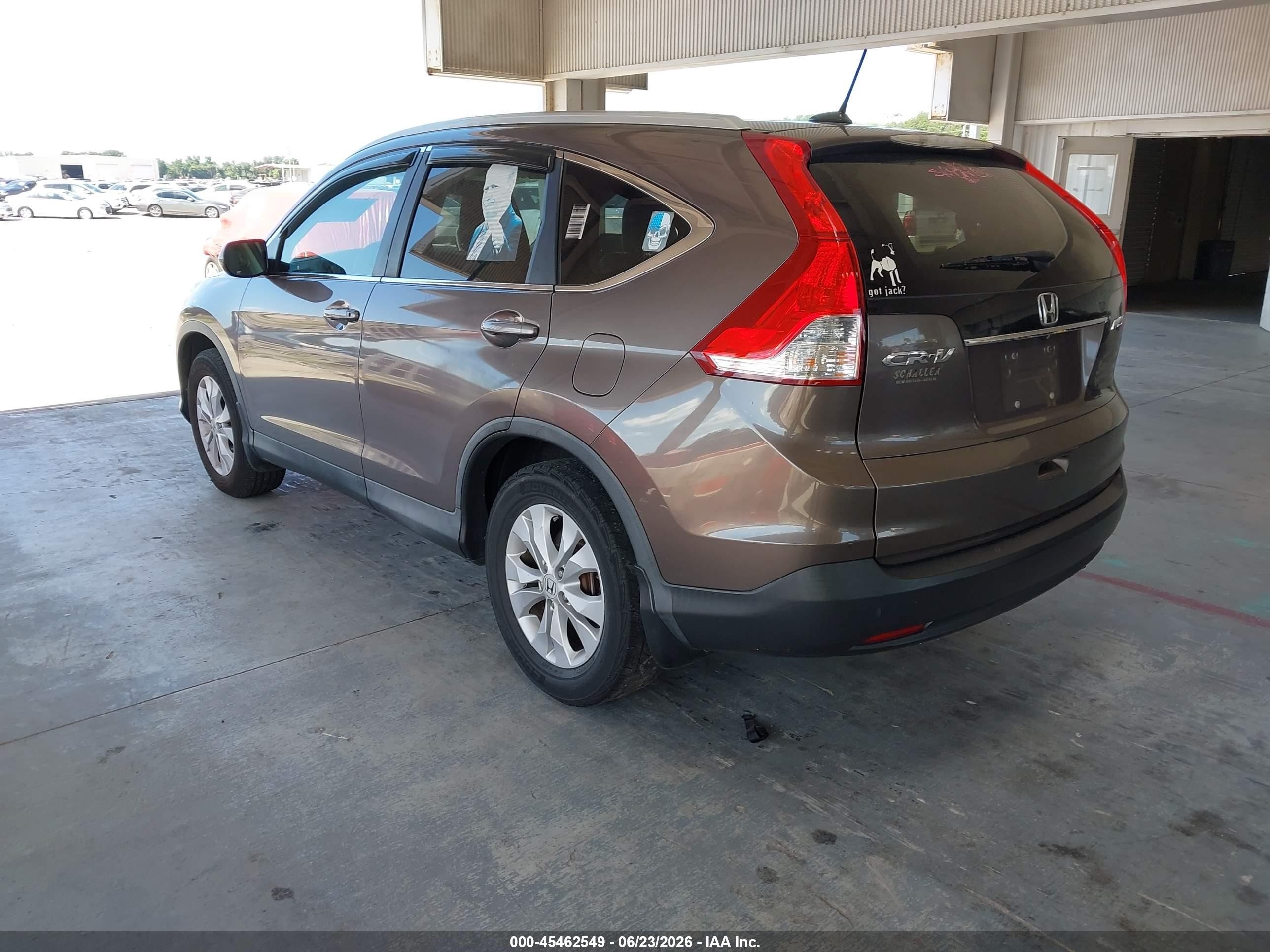 2014 Honda Cr-v Ex-l Brown vin: 2HKRM4H7XEH623592