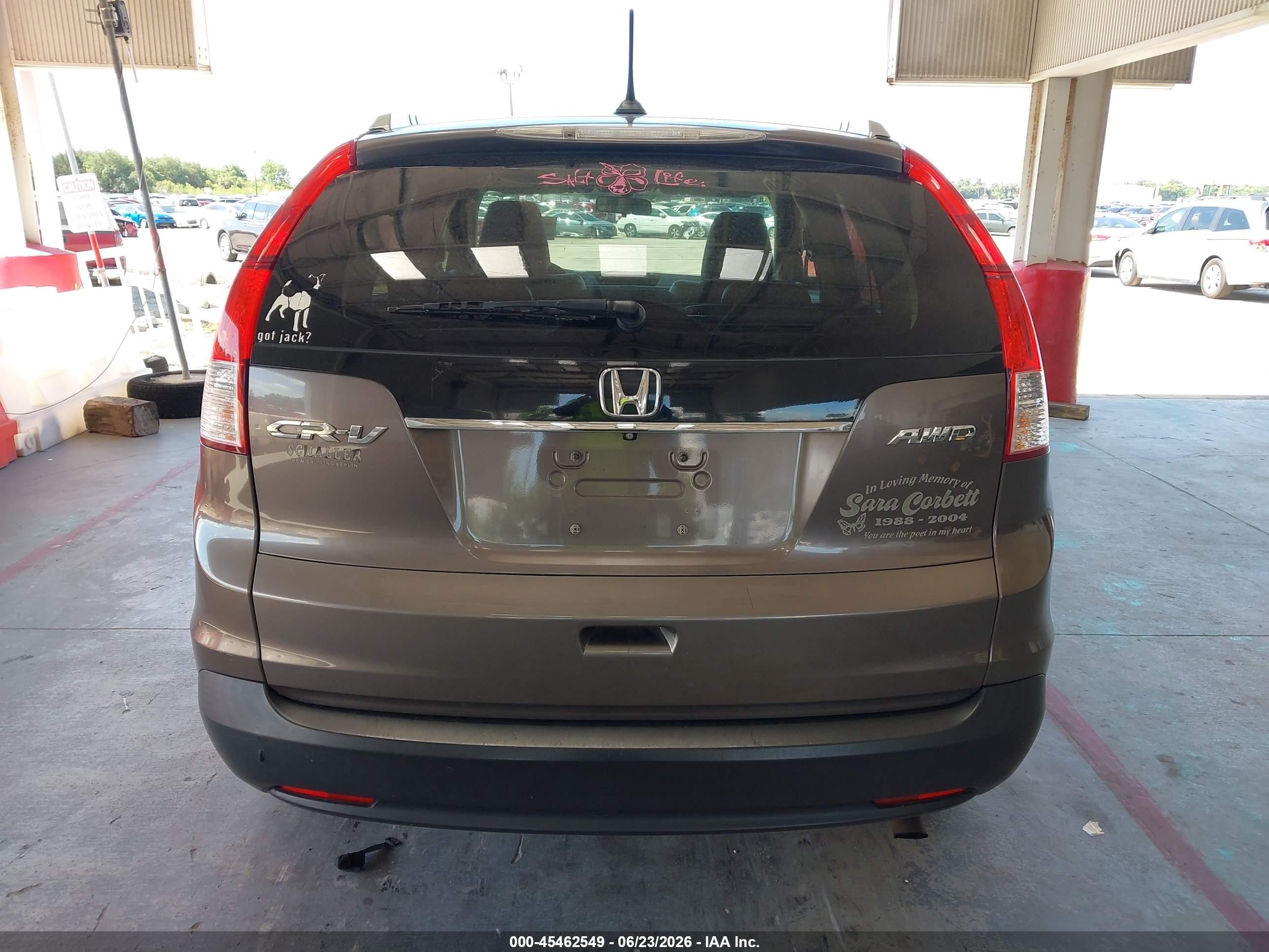 2014 Honda Cr-v Ex-l Brown vin: 2HKRM4H7XEH623592