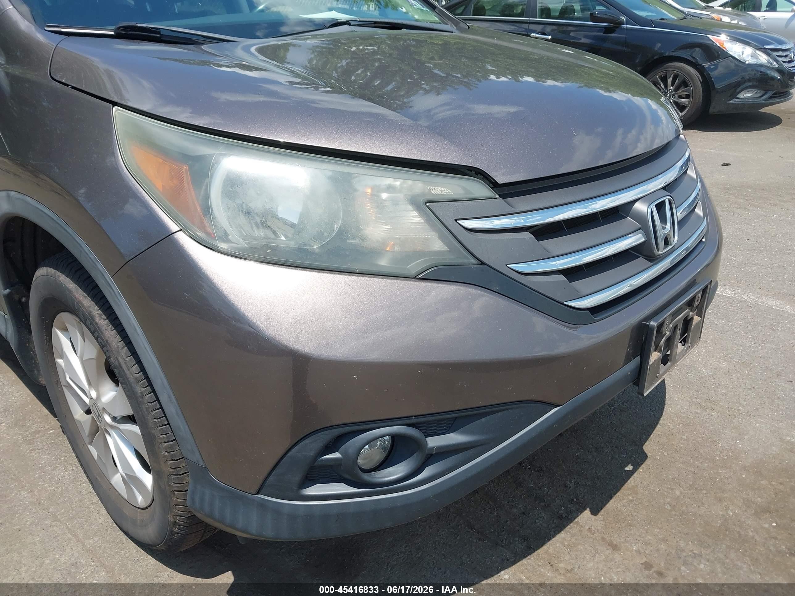 2014 Honda Cr-v Ex-l Brown vin: 2HKRM4H7XEH623608