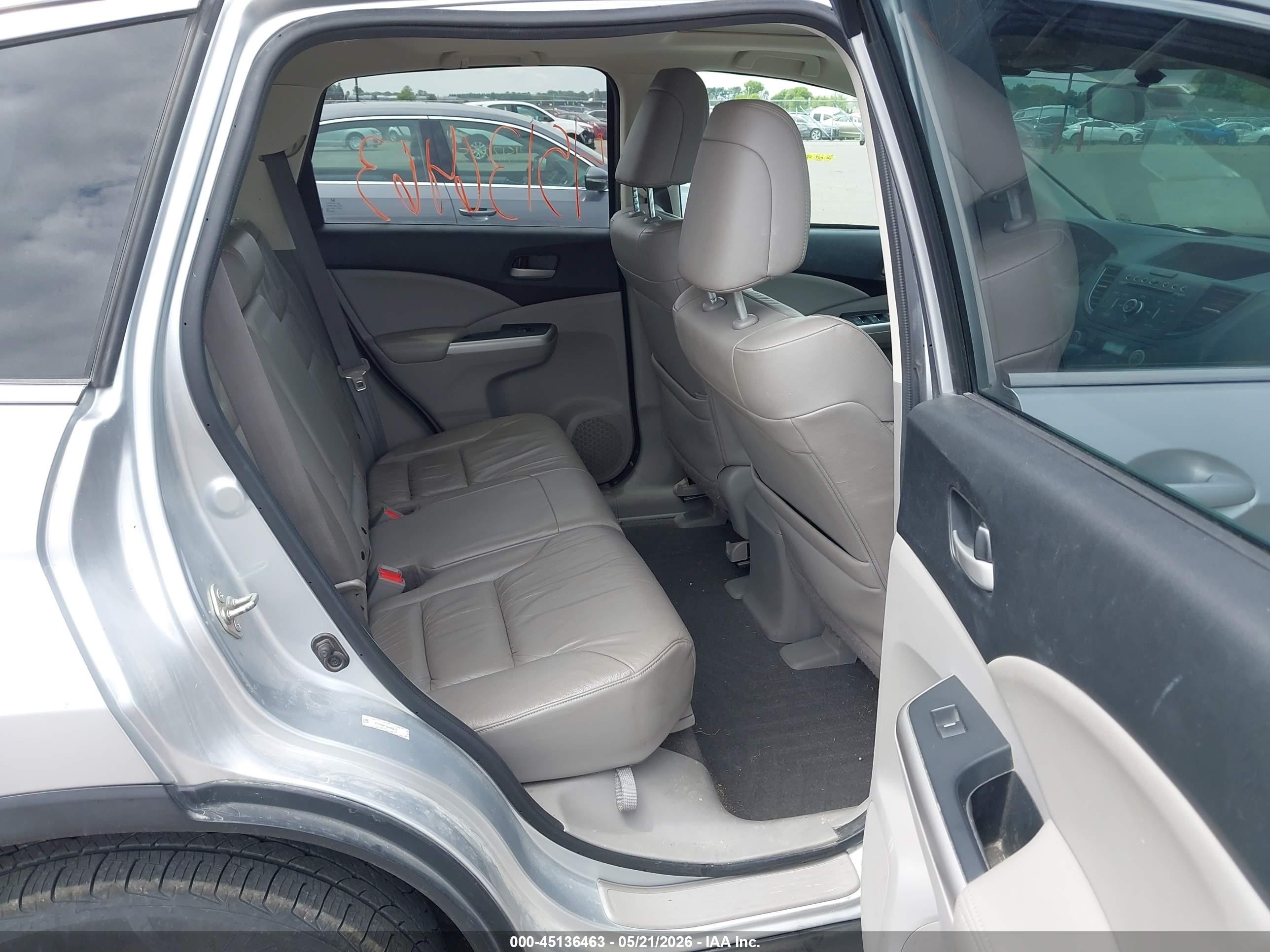 2014 Honda Cr-v Exl Silver vin: 2HKRM4H7XEH639873