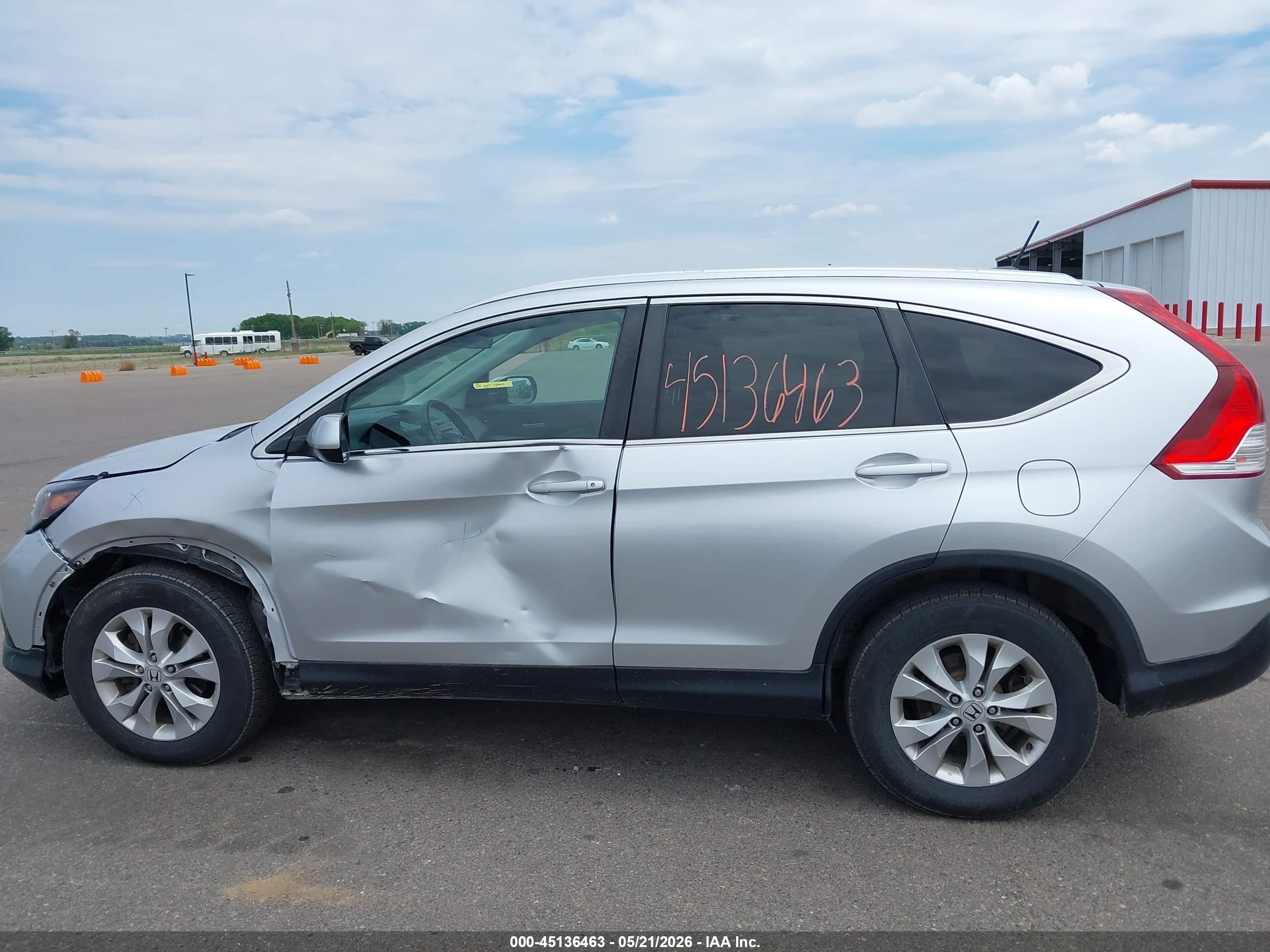 2014 Honda Cr-v Exl Silver vin: 2HKRM4H7XEH639873