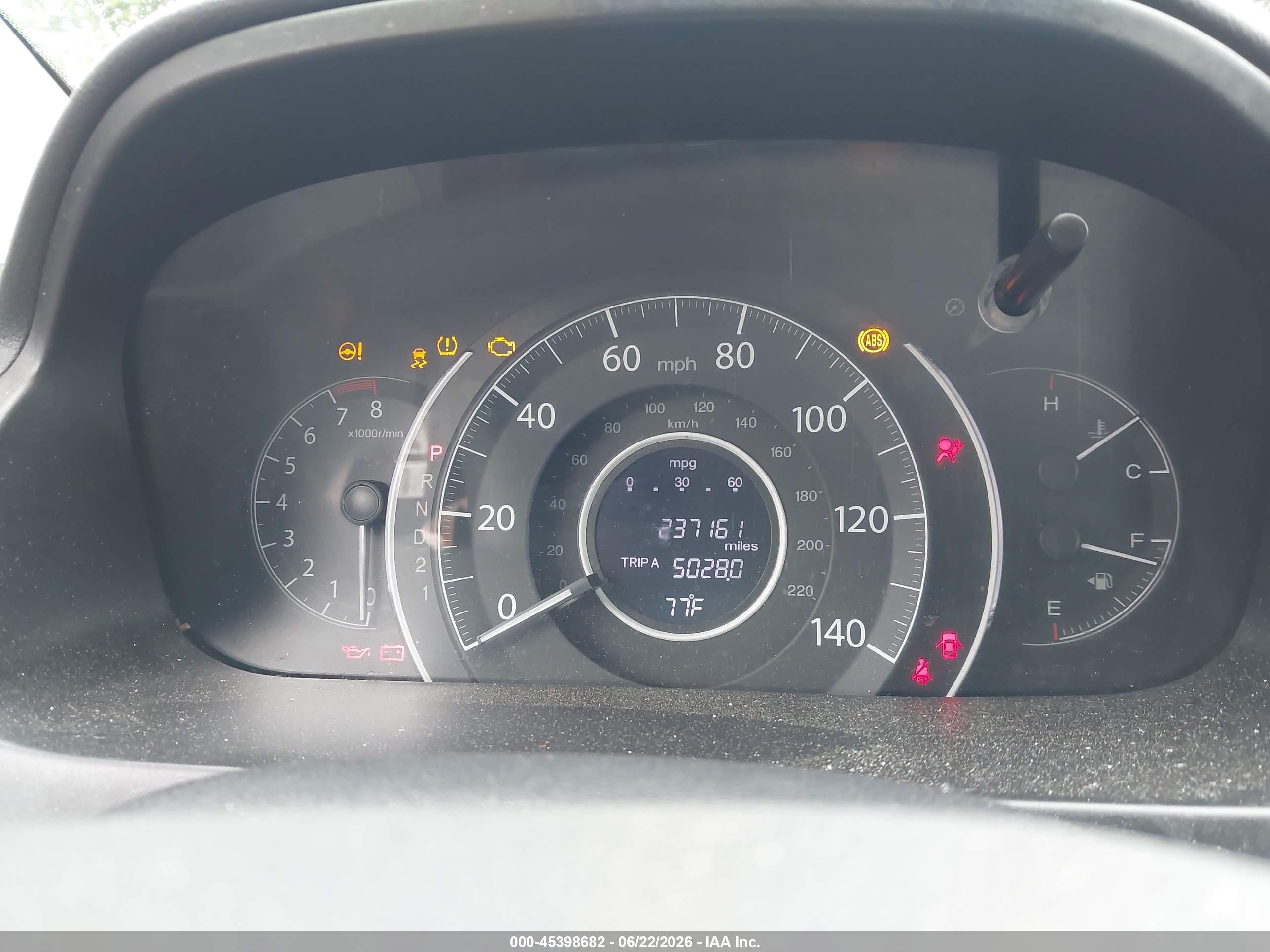 2014 Honda Cr-v Ex-l Черный vin: 2HKRM4H7XEH677779