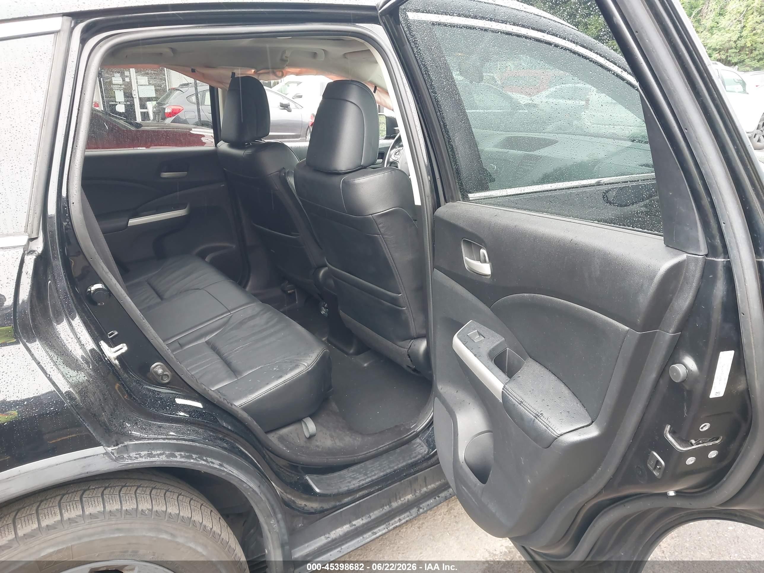 2014 Honda Cr-v Ex-l Черный vin: 2HKRM4H7XEH677779