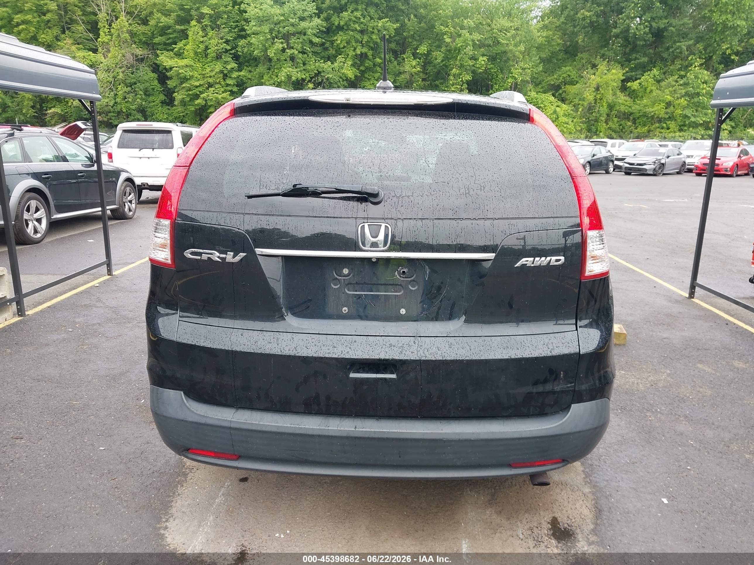 2014 Honda Cr-v Ex-l Черный vin: 2HKRM4H7XEH677779